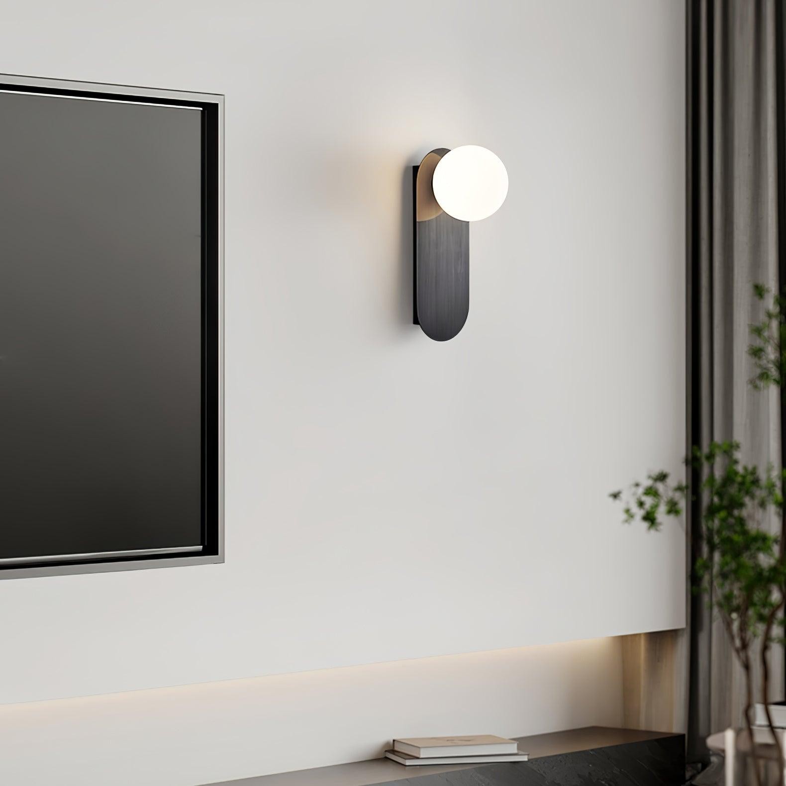 Modern Glass Base Sconce K383