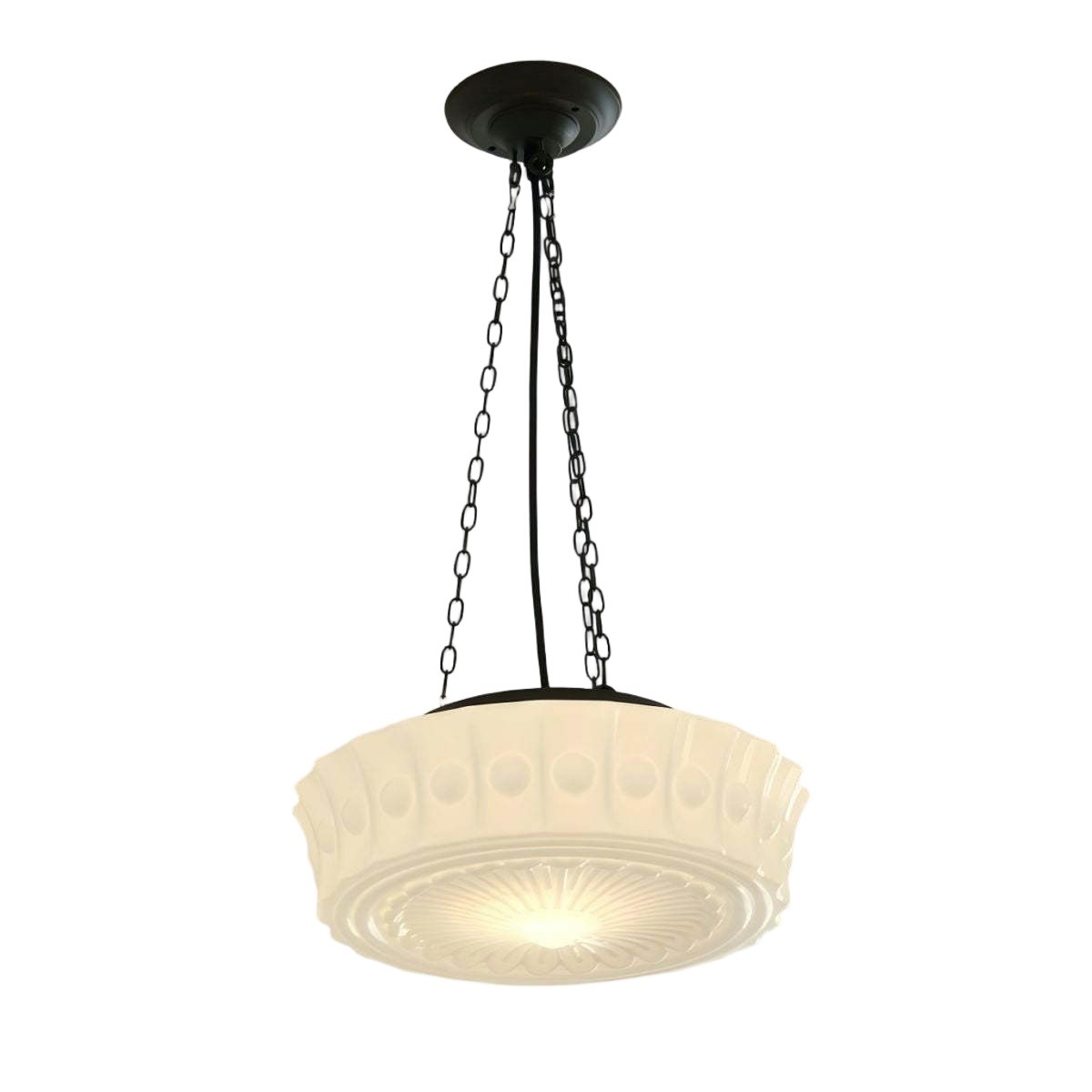 Iron Glass Cylinder Shade Chandelier K827
