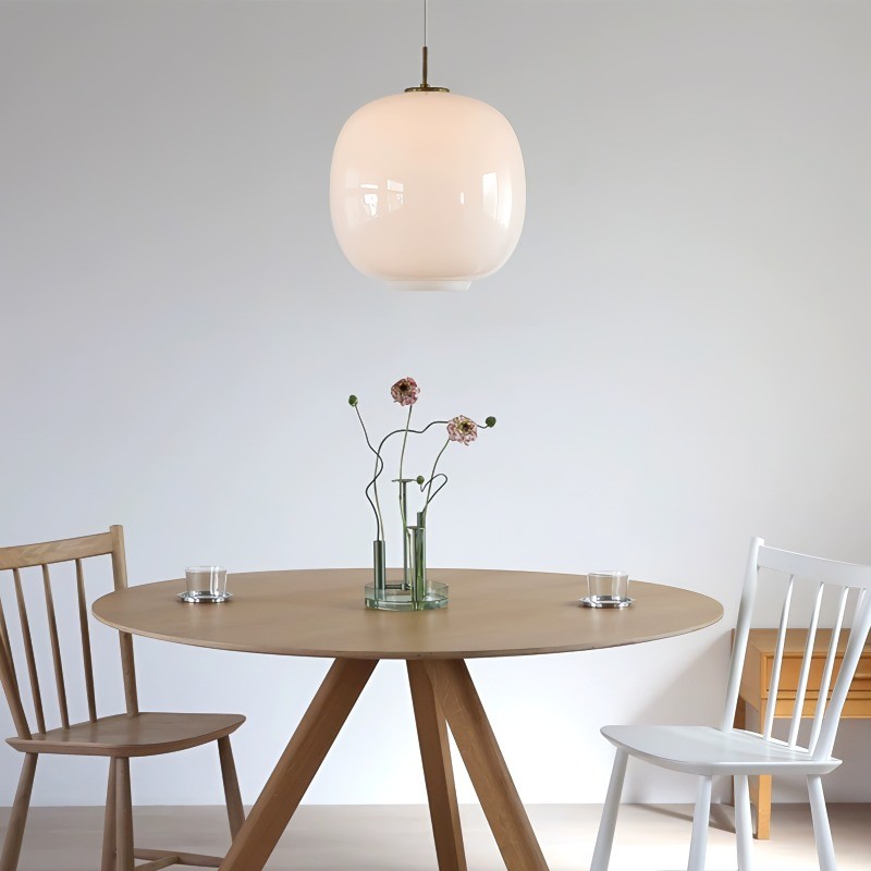 Modern Nordic Opal Glass Radihous Pendant Light K140