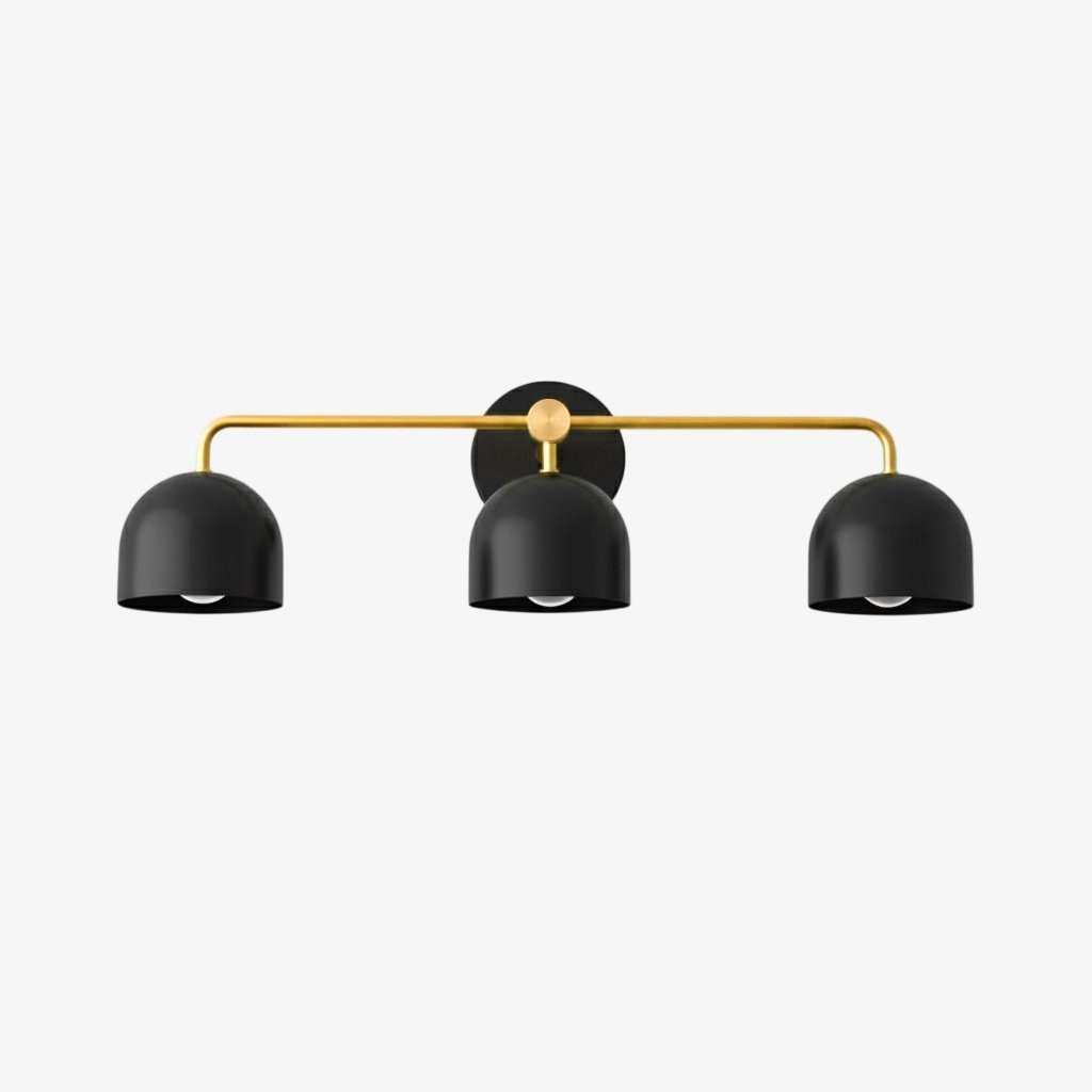 Metio Dome Farmhouse Vanity Wall Lamp - Colorful Dome Wall Sconce for Dressing Room K1596