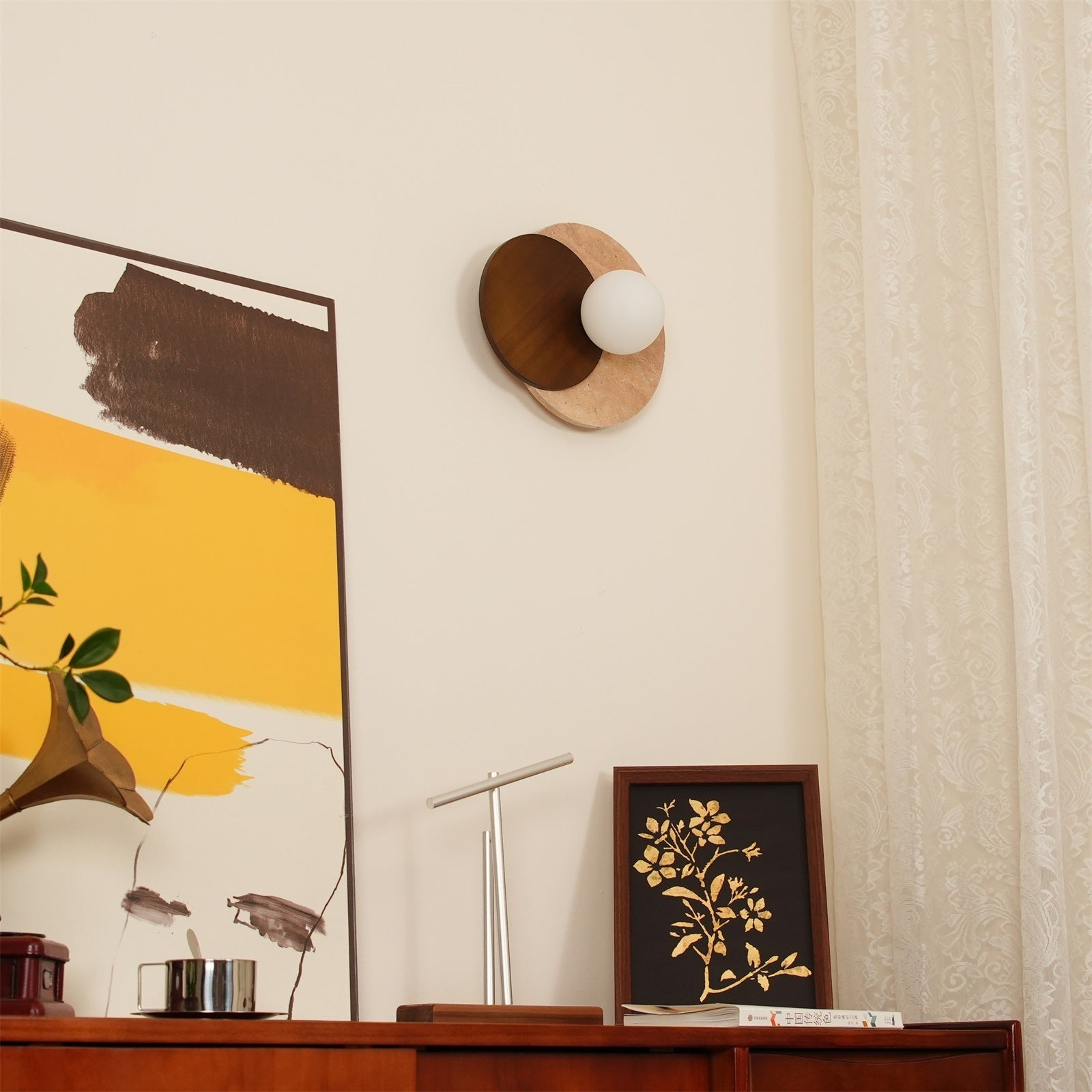 Simple Double Circle Splicing Wall Lamp K565