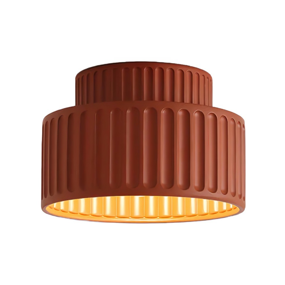 Cream Style Resin Bowl Flush Mount Ceiling Light K159