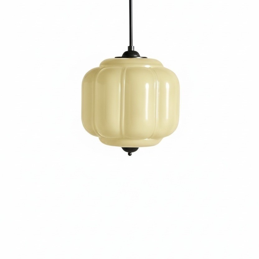 Retro Eloise Milk Glass Pendant Light For Kitchen K946