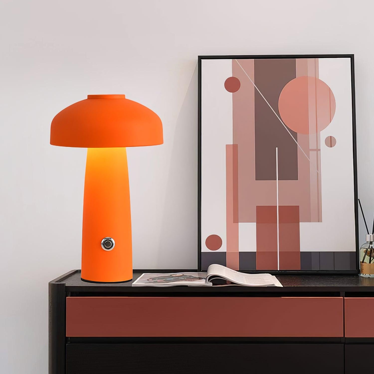 Mushroom Built-in Battery Table Lamp K451