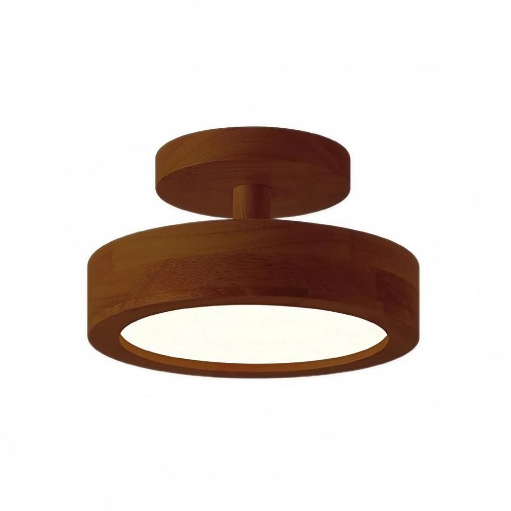 Scandinavian Design Round Wooden Ceiling Light K57