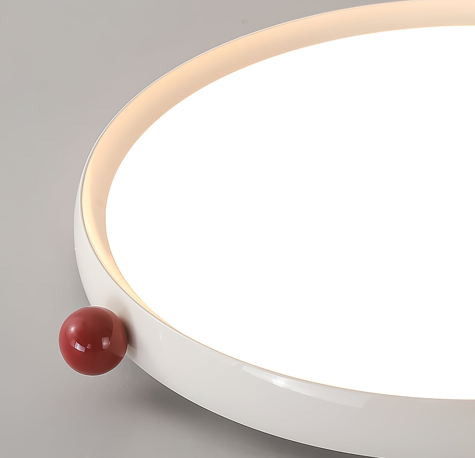 Minimalist Disc Cream Style Ultra-thin Ceiling Lamp K462