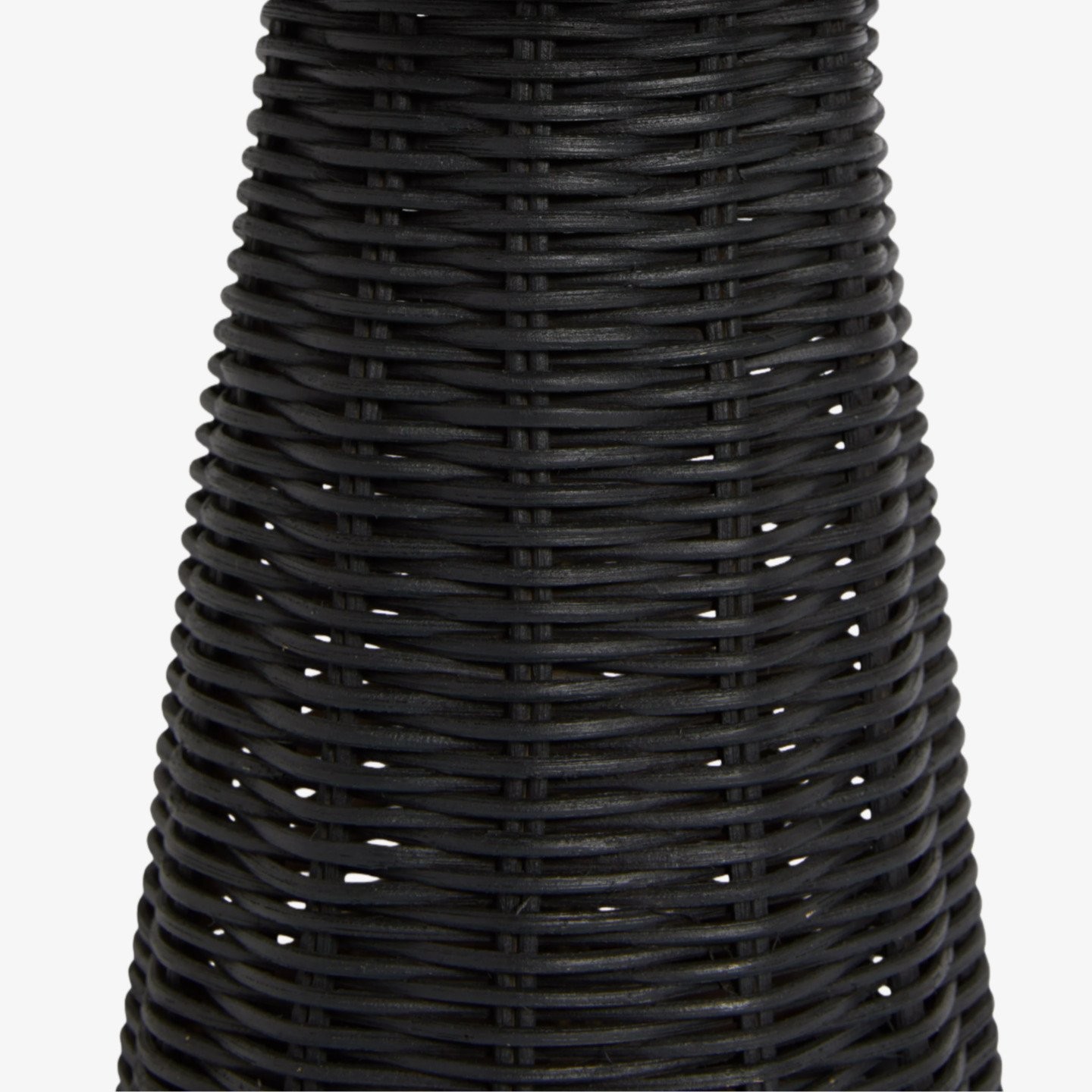 Wickara Sculptural Rattan Mini Table Lamp - Natural Woven Finish Suitable for Side Tables & Entryways K1647