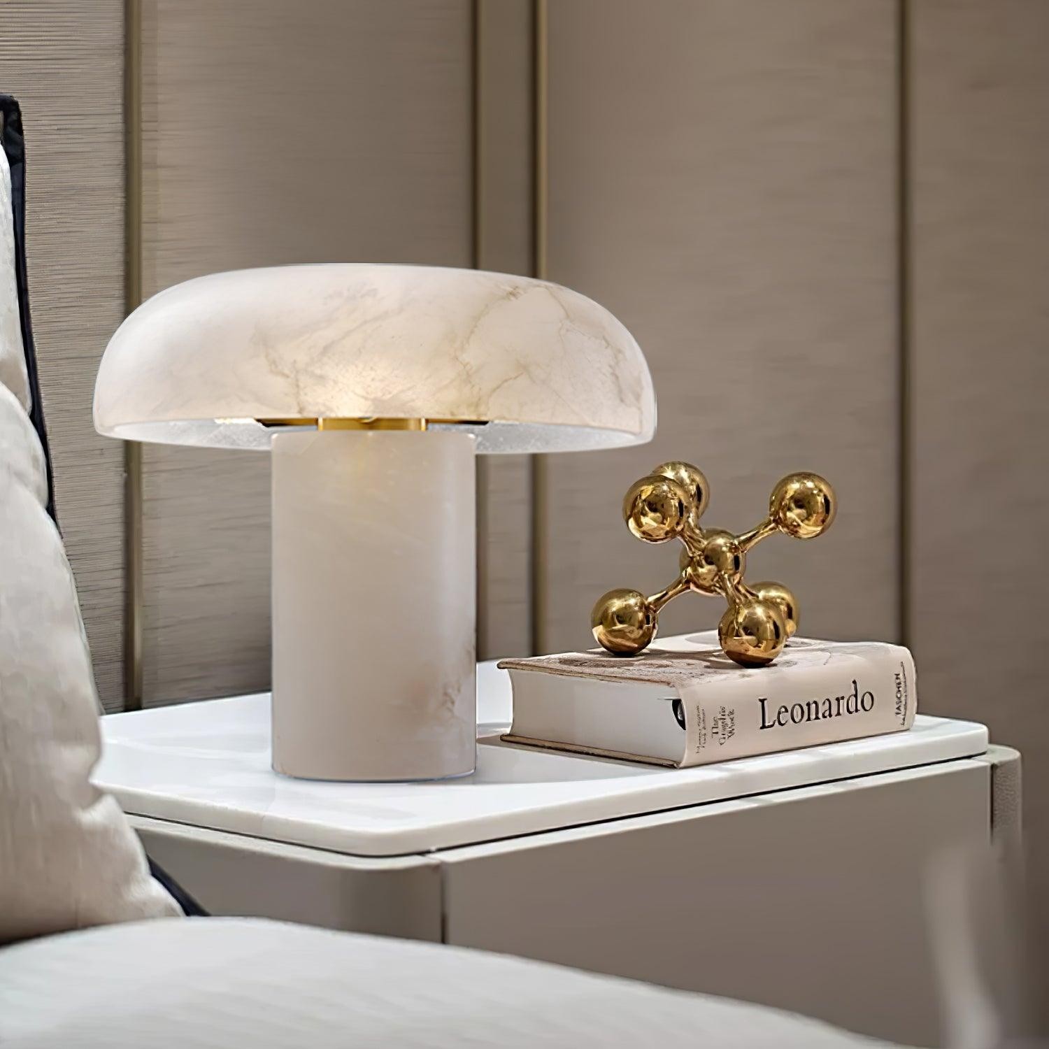 Creative Minimalist Luxury Alabaster Table Lamp For Bedroom K535