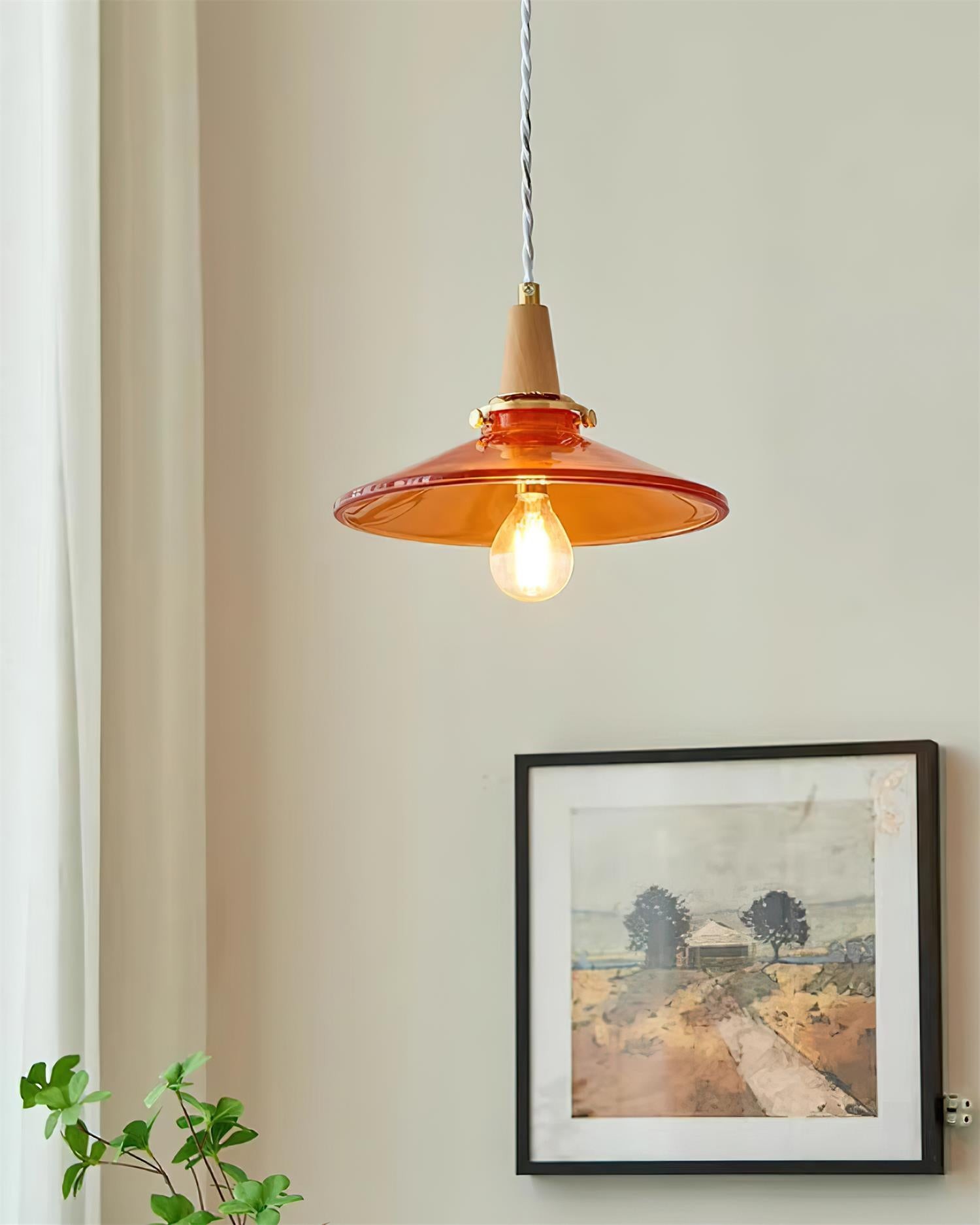 Nordic Brass Glass Pendant Lamp K258