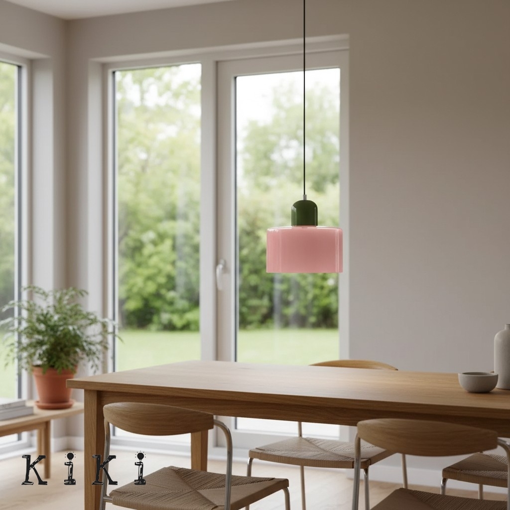 Morandi Cylinder Glass Pendant Light K30