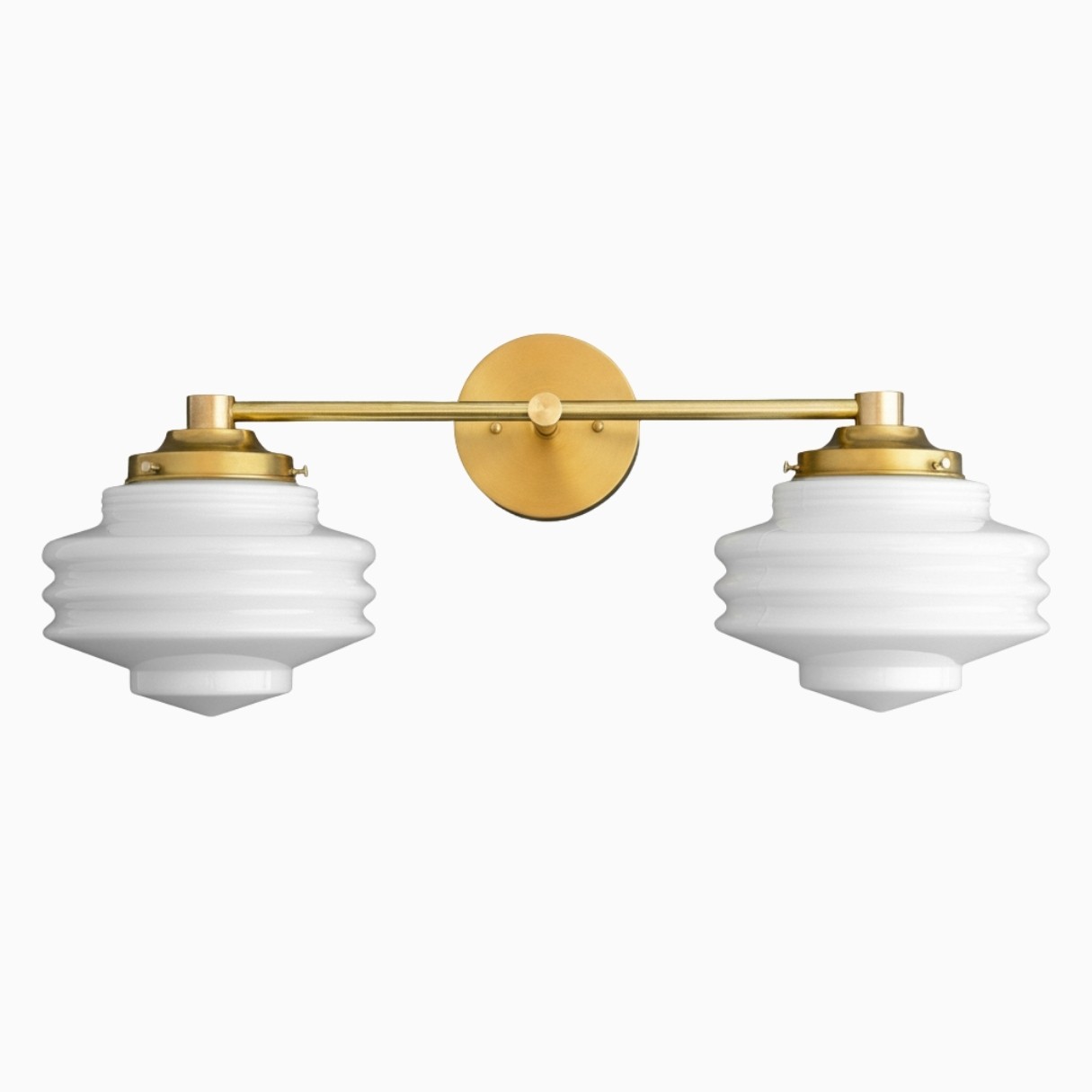 Geotower Glass Modern Wall Sconce - Glass Globe Light - Elegant Home Fixture K1483
