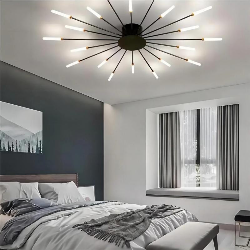 Modern Sputnik Fireworks Flush Mount Ceiling Light K27
