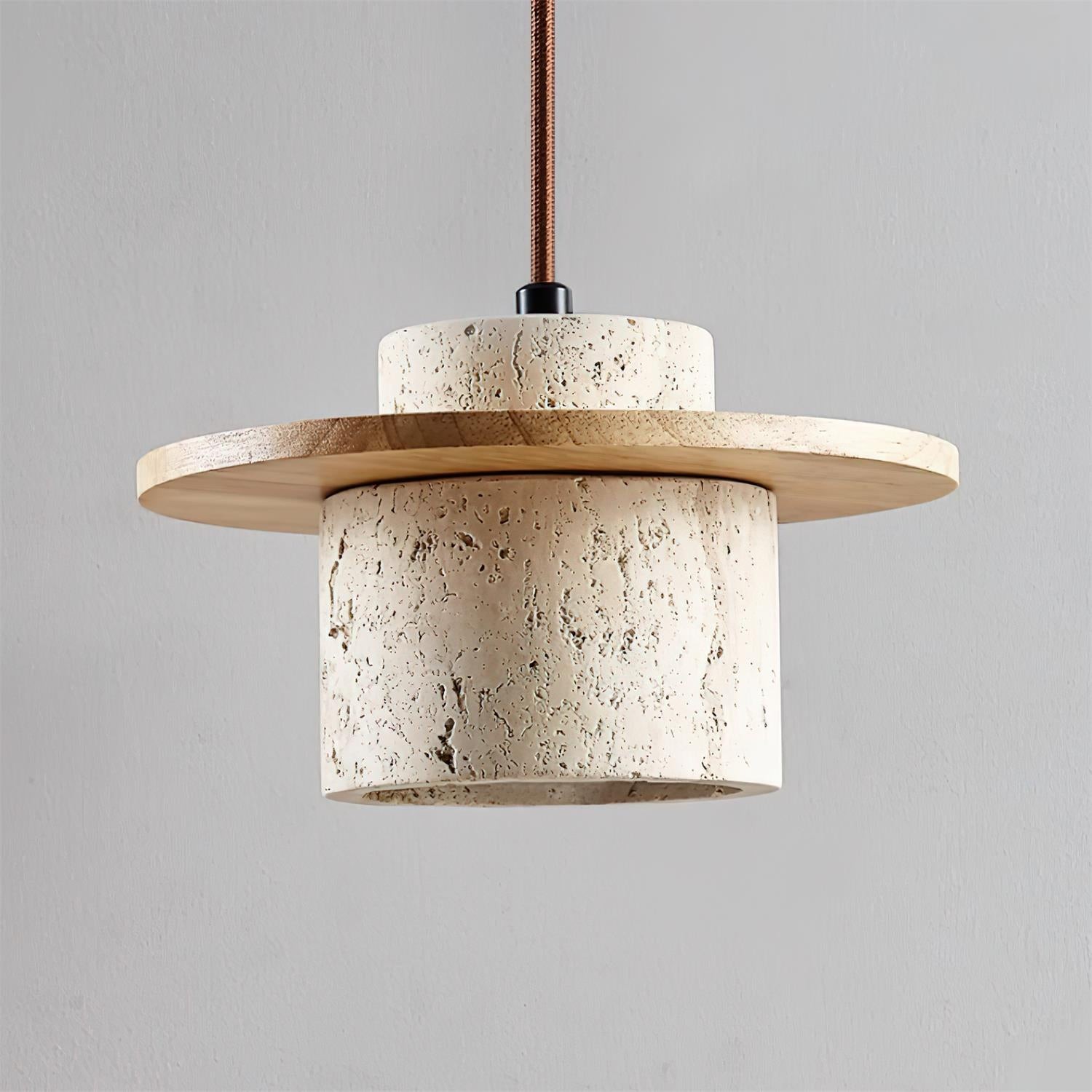 Retro Wabi Sabi Textured Travertine Wall Lamp K825