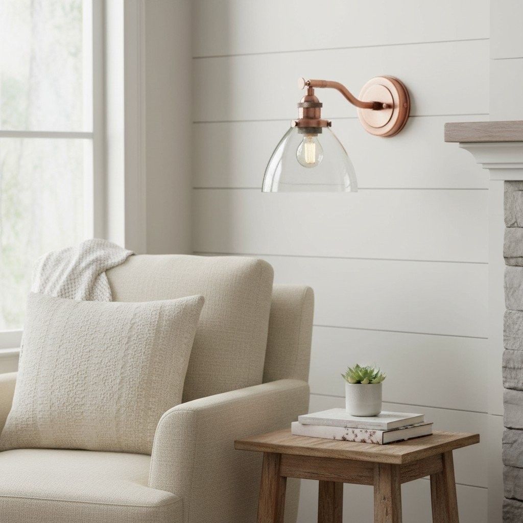 Novera Wall Light Collection - Glass Shade Finishes in Brass Silver Nickel Copper – Residential and Boutique Hospitality K1805