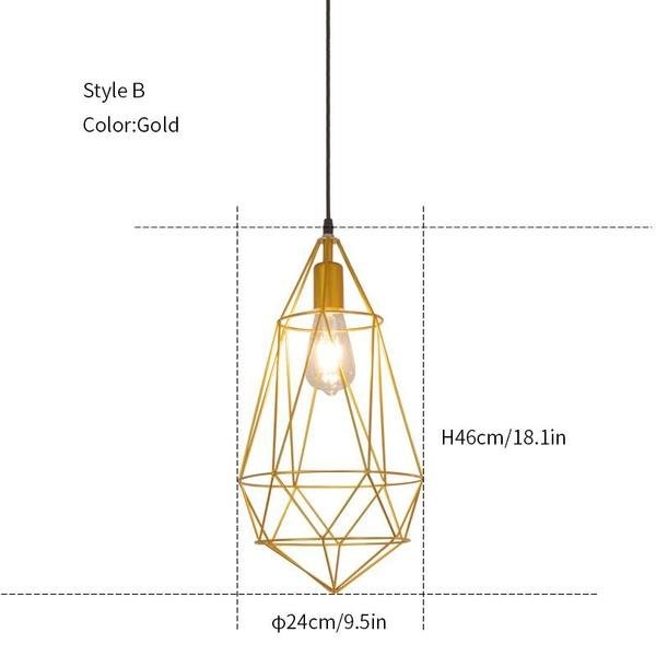 Diamond Hanging Light