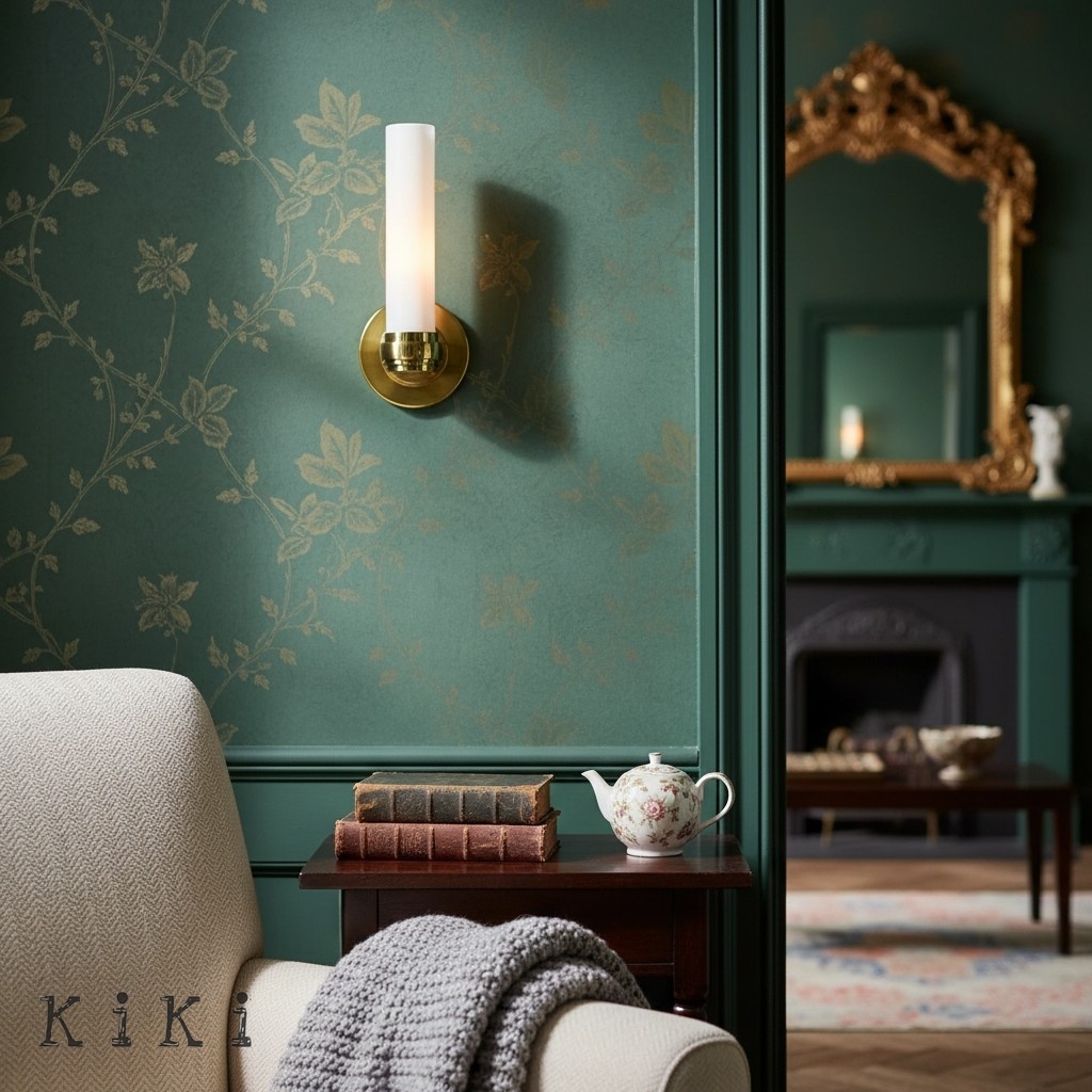Roven Elegant Cylinder Glass Wall Lamp - Minimalist Wall Sconce for Entryway K1711