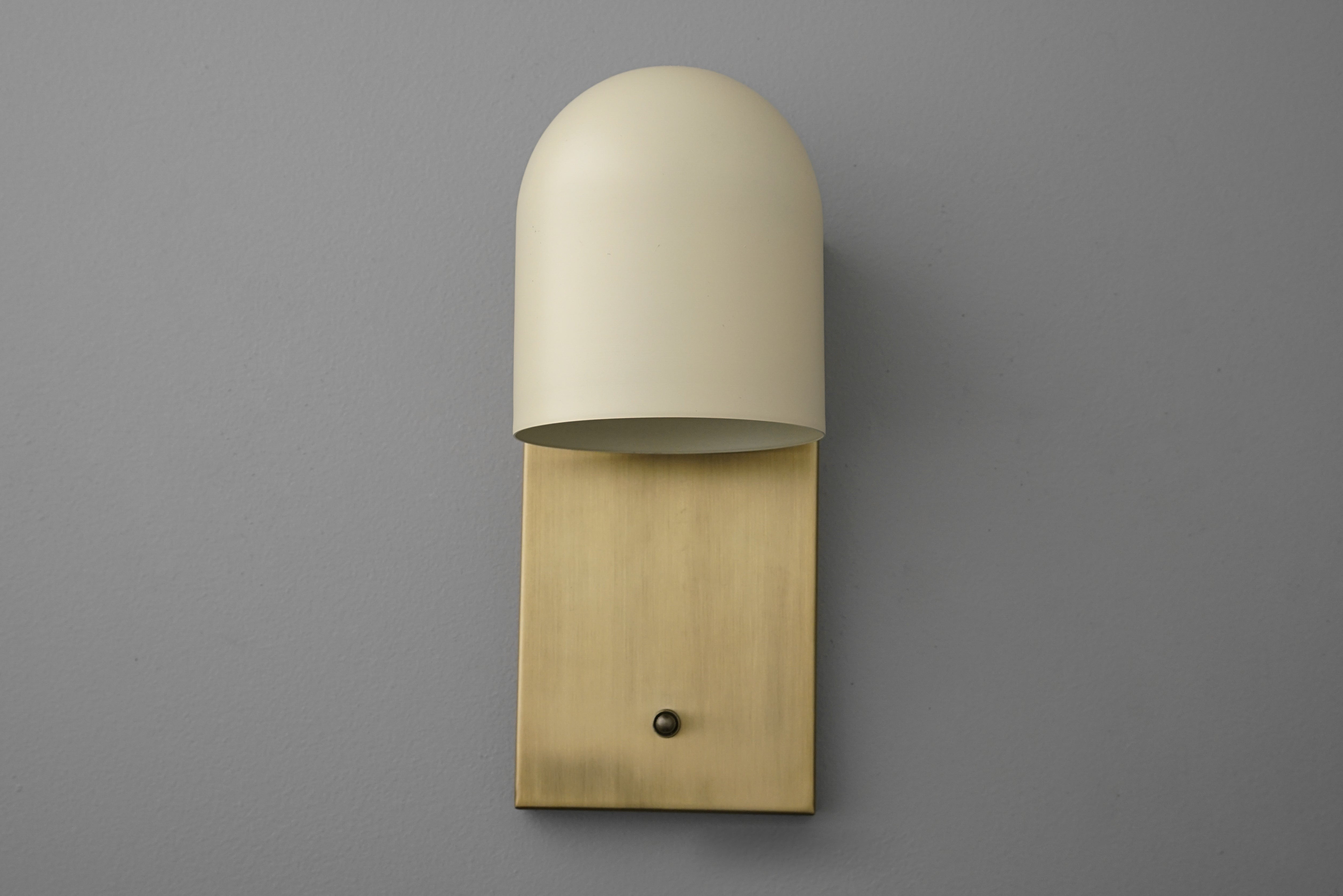 Metio Dome Elegant Wall Sconce Lighting - Classic Dome Shade Interior Fixture K1536