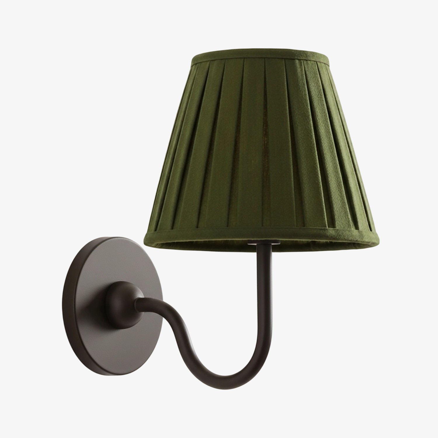 Luvora Pleated Fabric Shade Wall Sconce – Modern Classic Indoor Lighting K1306