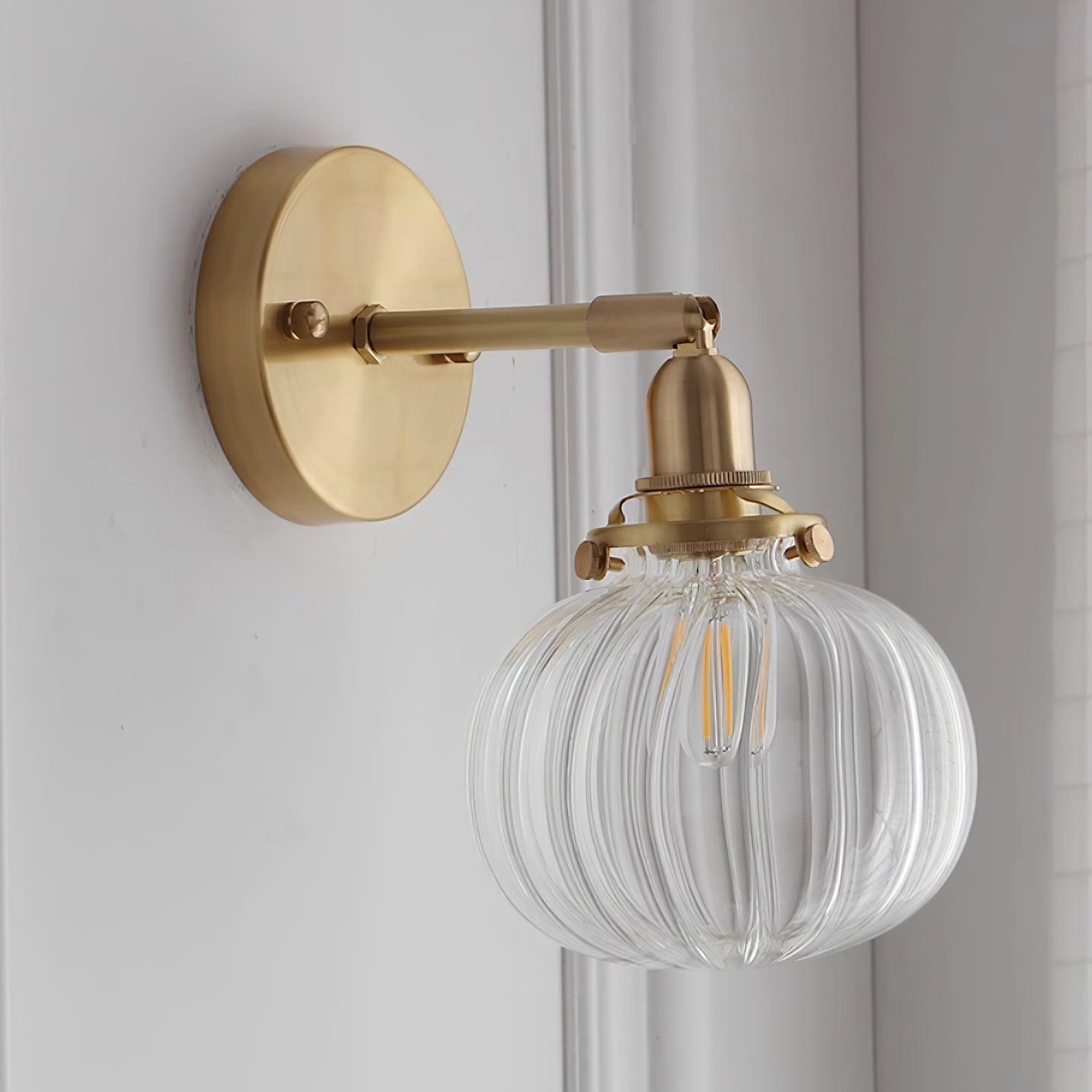 Simple Hallway Entrance Pumpkin Pattern Wall Lamp K636