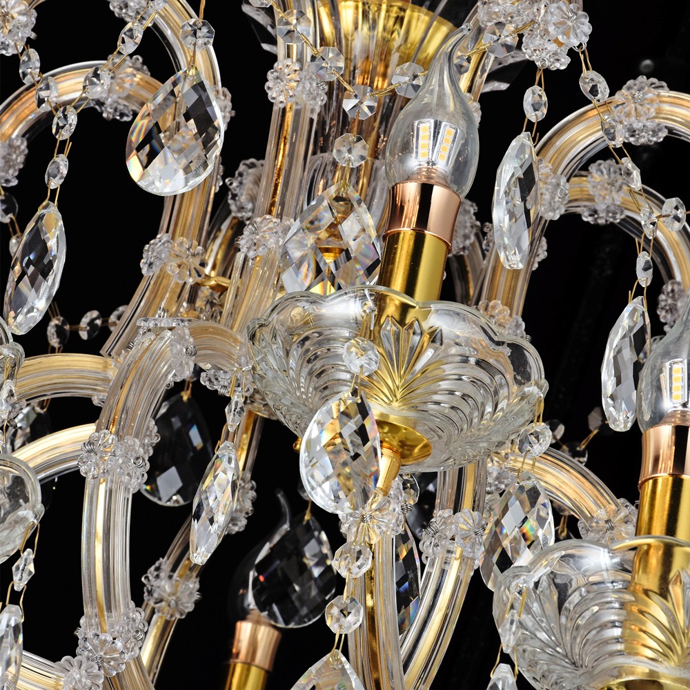 Kiki Crystal Candle Chandelier