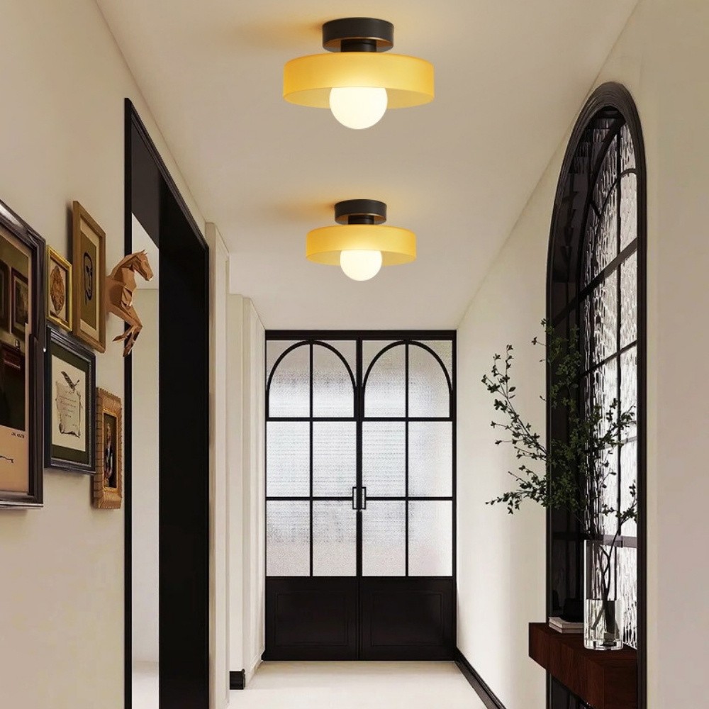 Morandi Colorful Disc Orb Ceiling Light For Bedroom K927