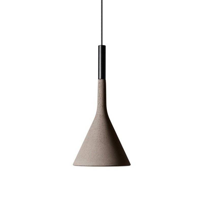 Minimalist Aplomb Pendant Light - Cement Cone Pendant Light for Kitchen Island