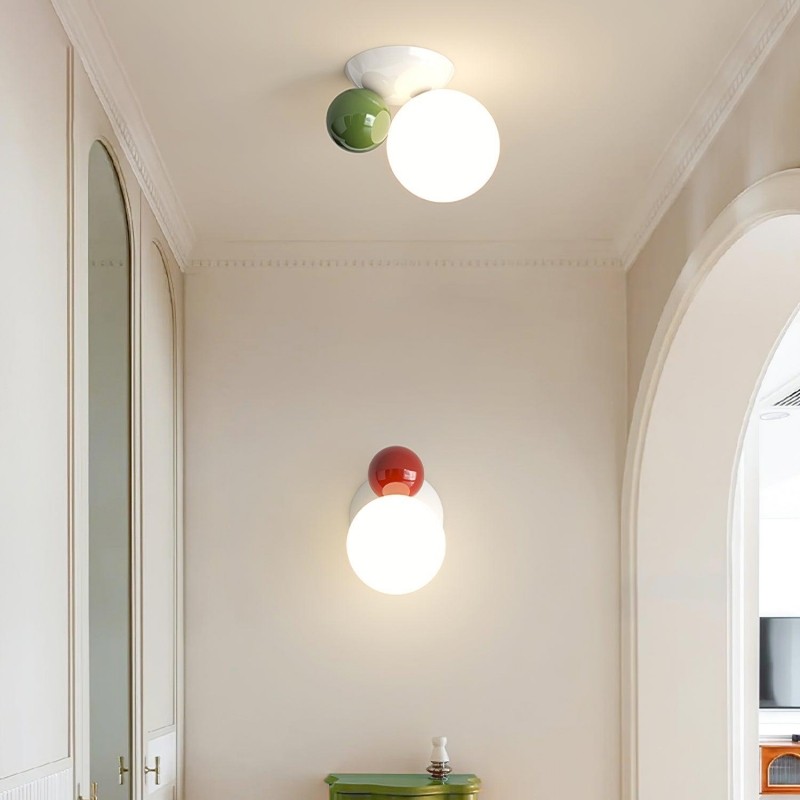 Macaron Globe Metal Wall Light Ceiling Light K566