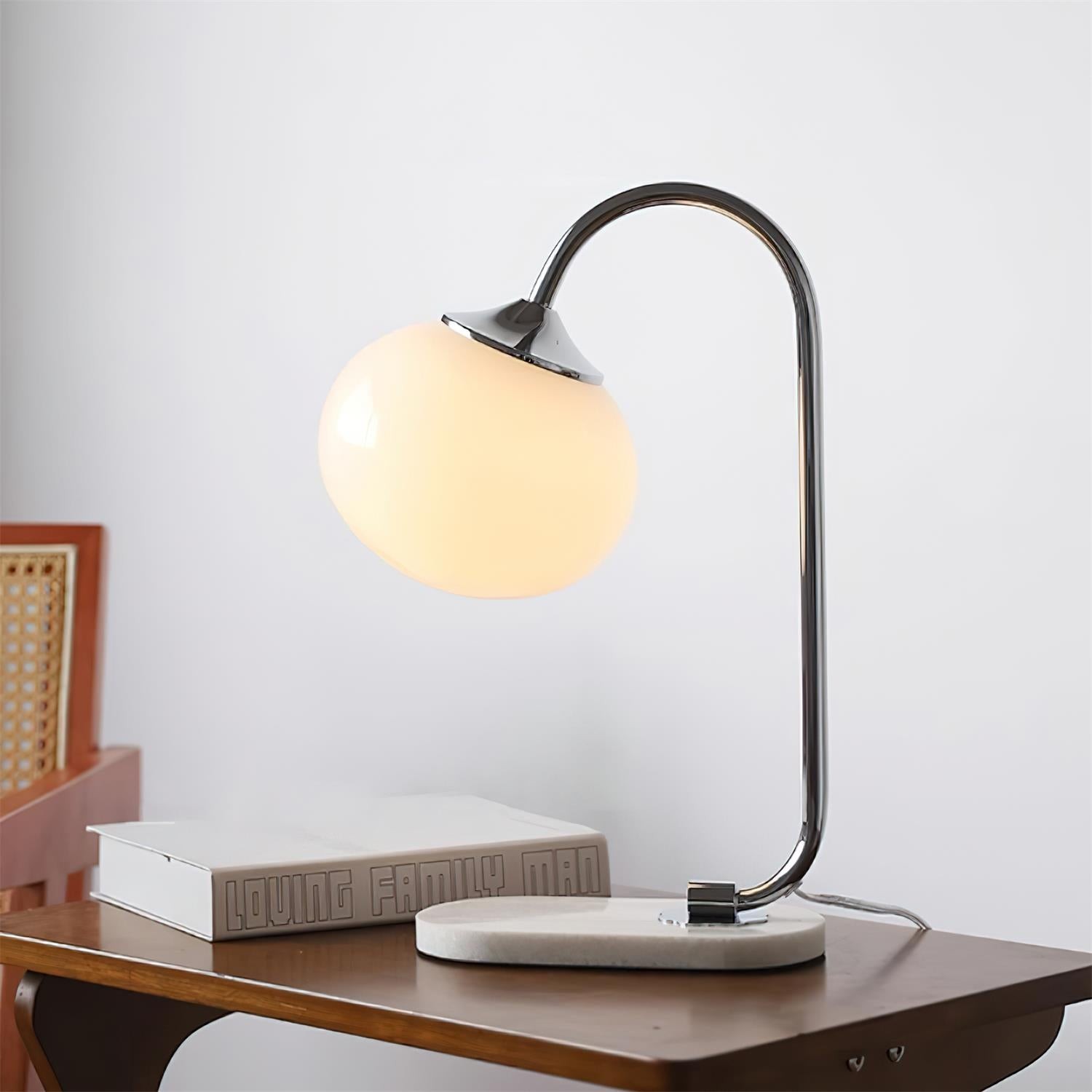 Nordic Mushroom Glass Bedside Table Lamp K629