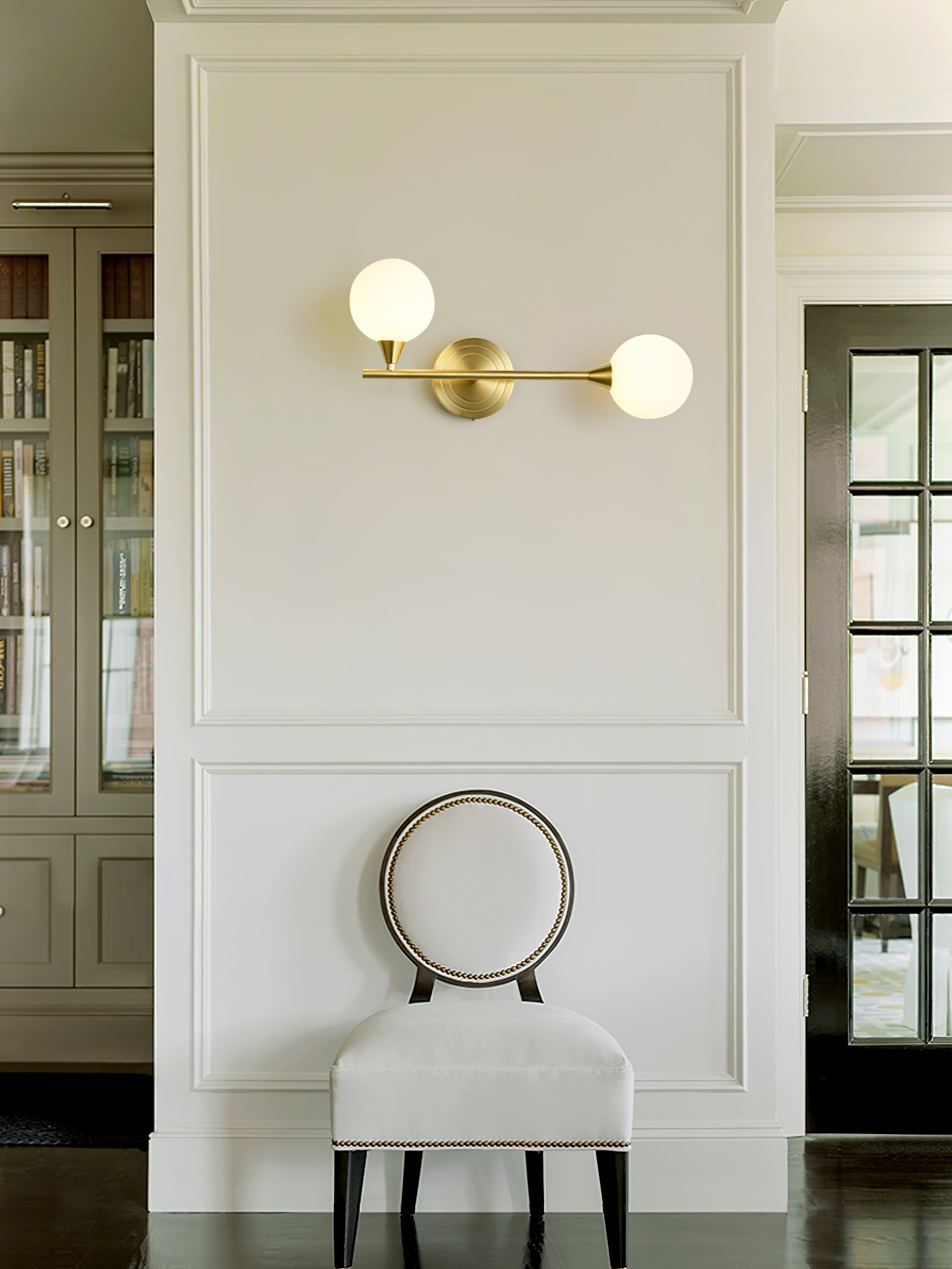 Holten Brass Armed Sconce D409