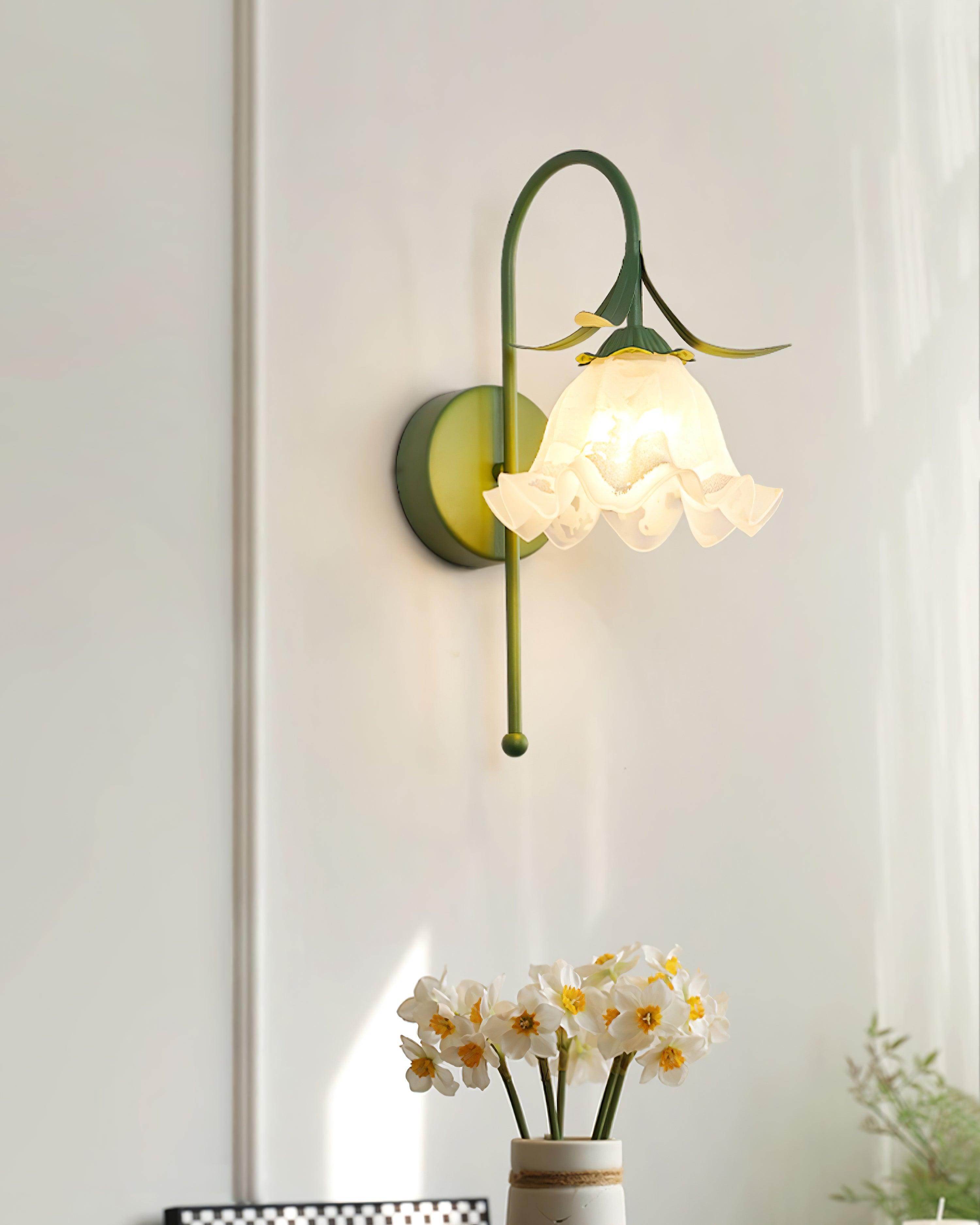 French Cream Style Flower Wall Lamp K474