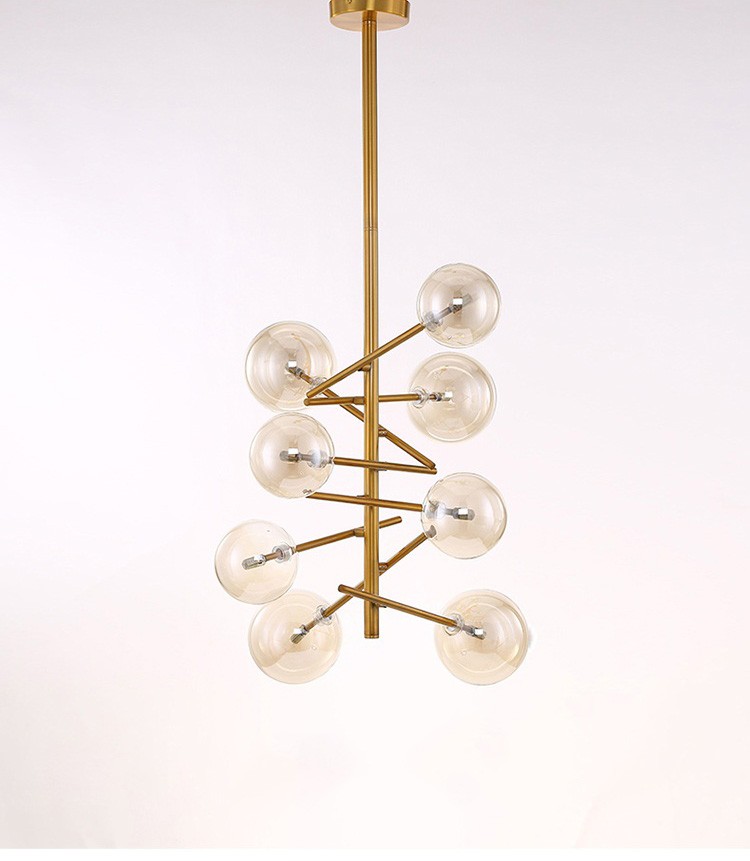 VERTICAL Ball Chandelier
