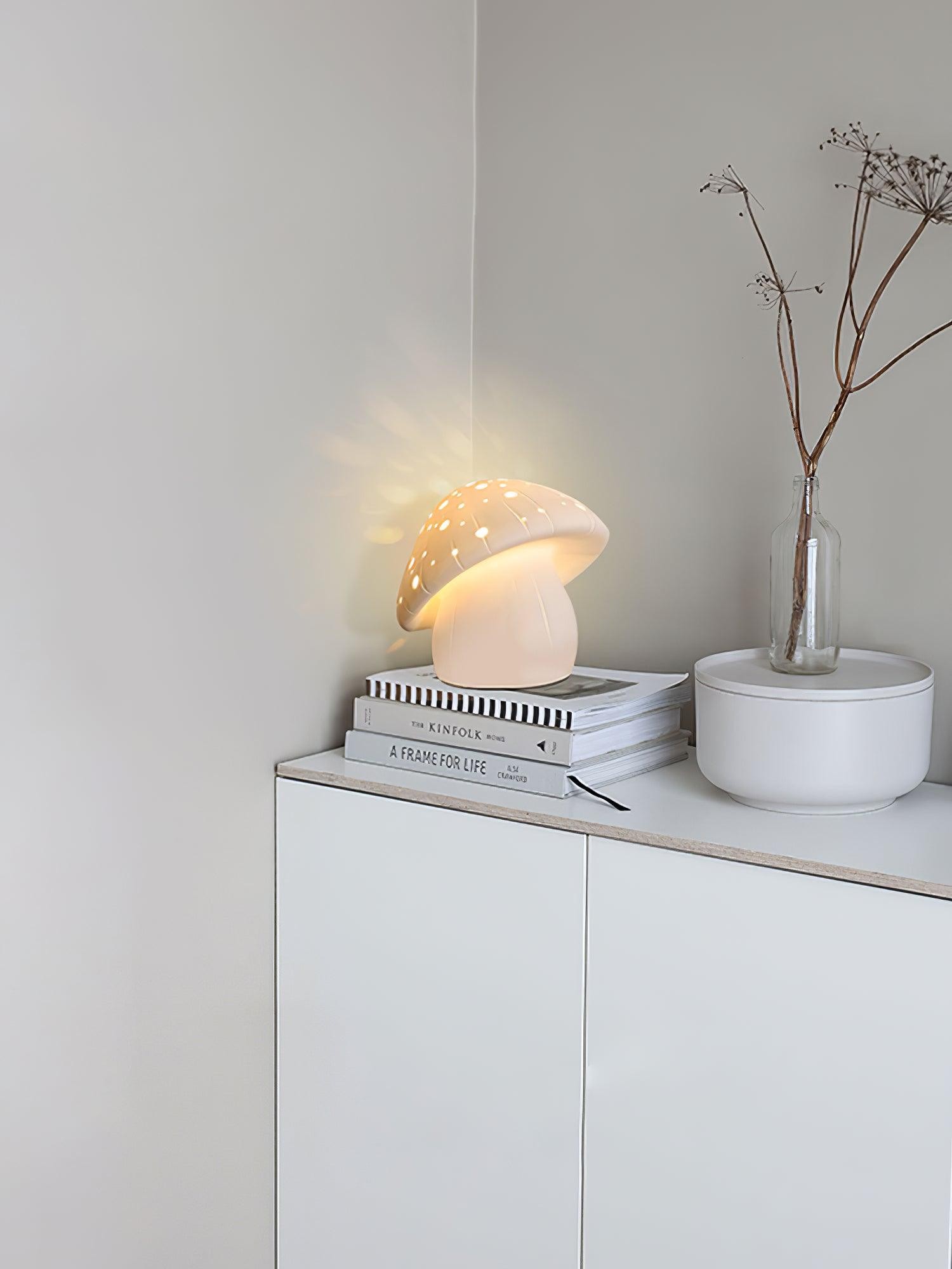 Cartoon Mushroom Skeletonized Table Lamp K398