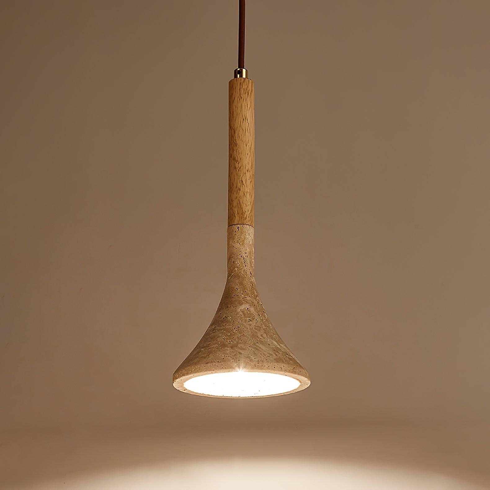 Aplomb Japandi Travertine Pendant Lamp D890