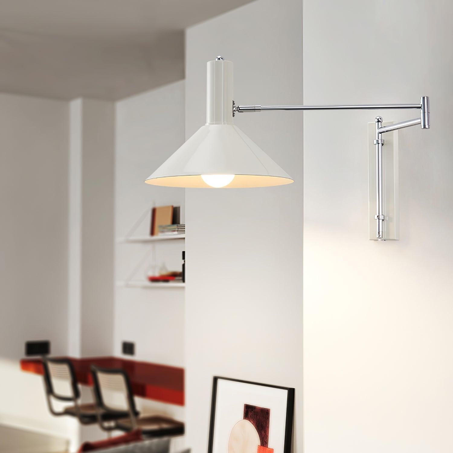 Classic Modern Swing Arm Adjustable Bedside Reading Wall Lamp K580