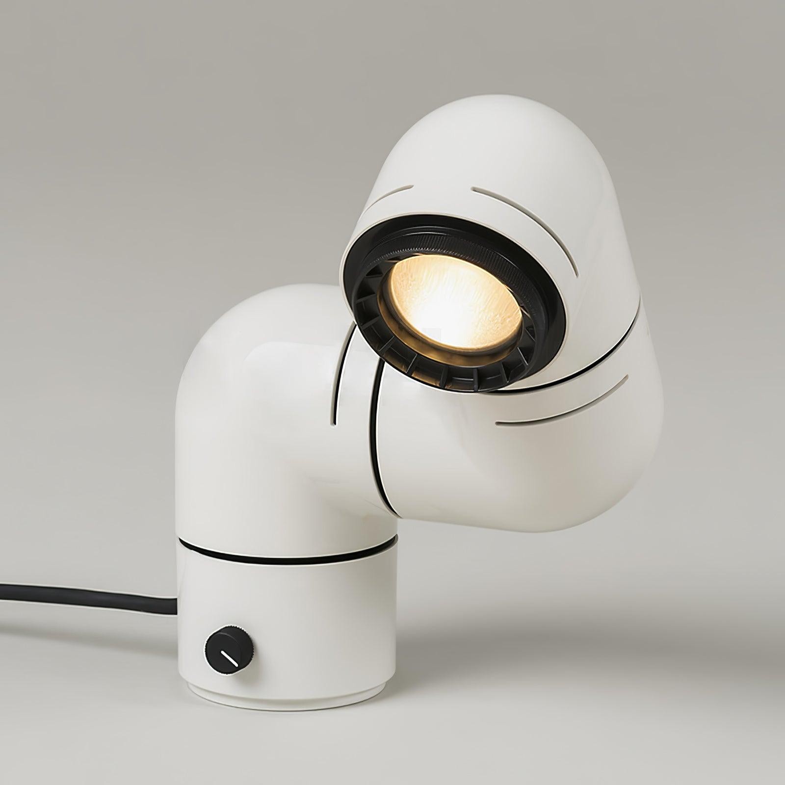 Red Tubular Table Lamp Suitable For Bedroom K686