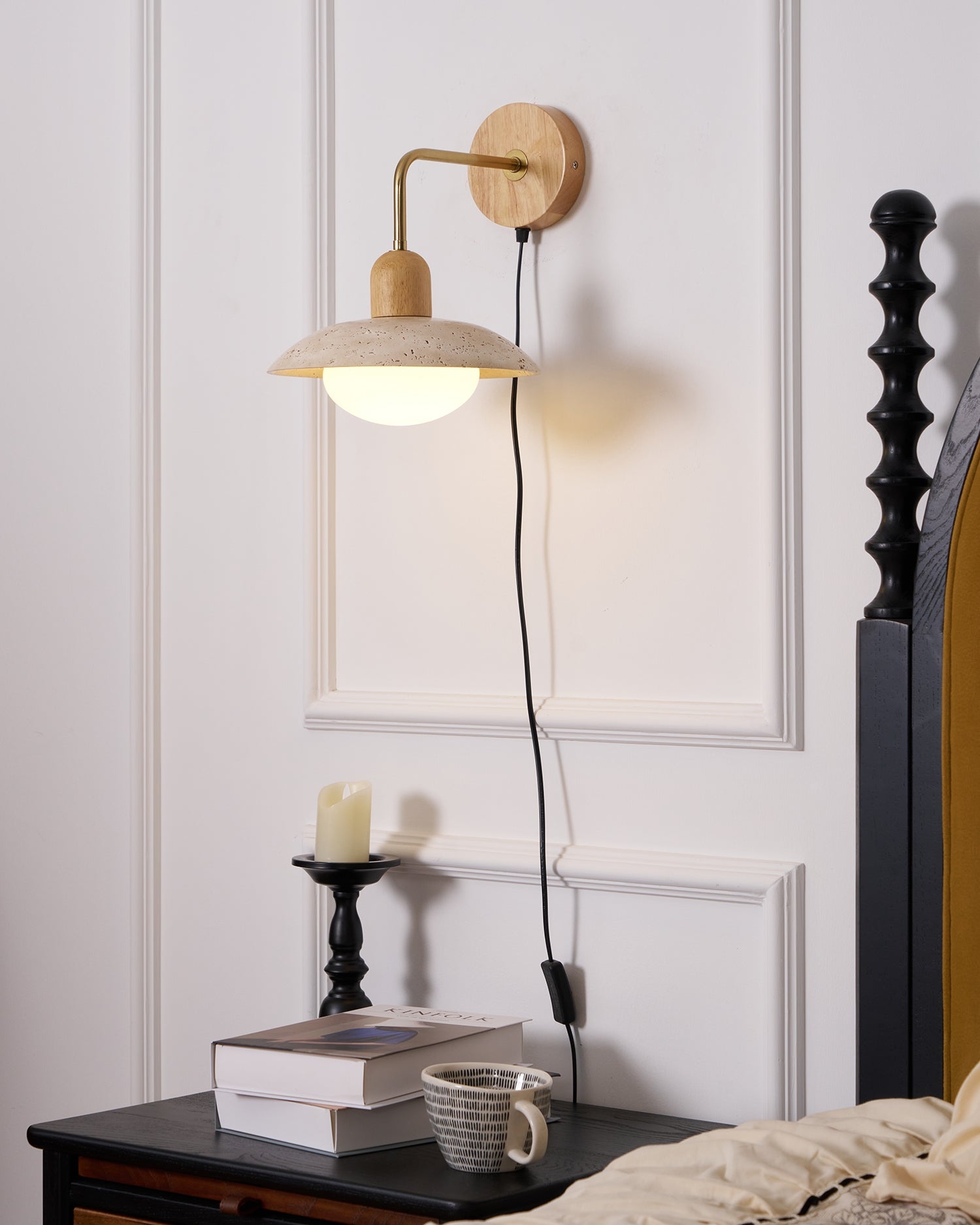 Carolia Plug In Wall Lamp D57