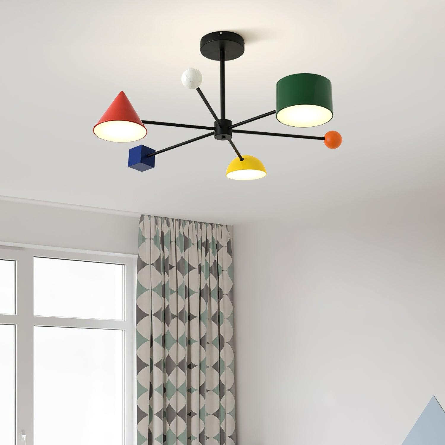 Geometric Colorful Ceiling Light K401