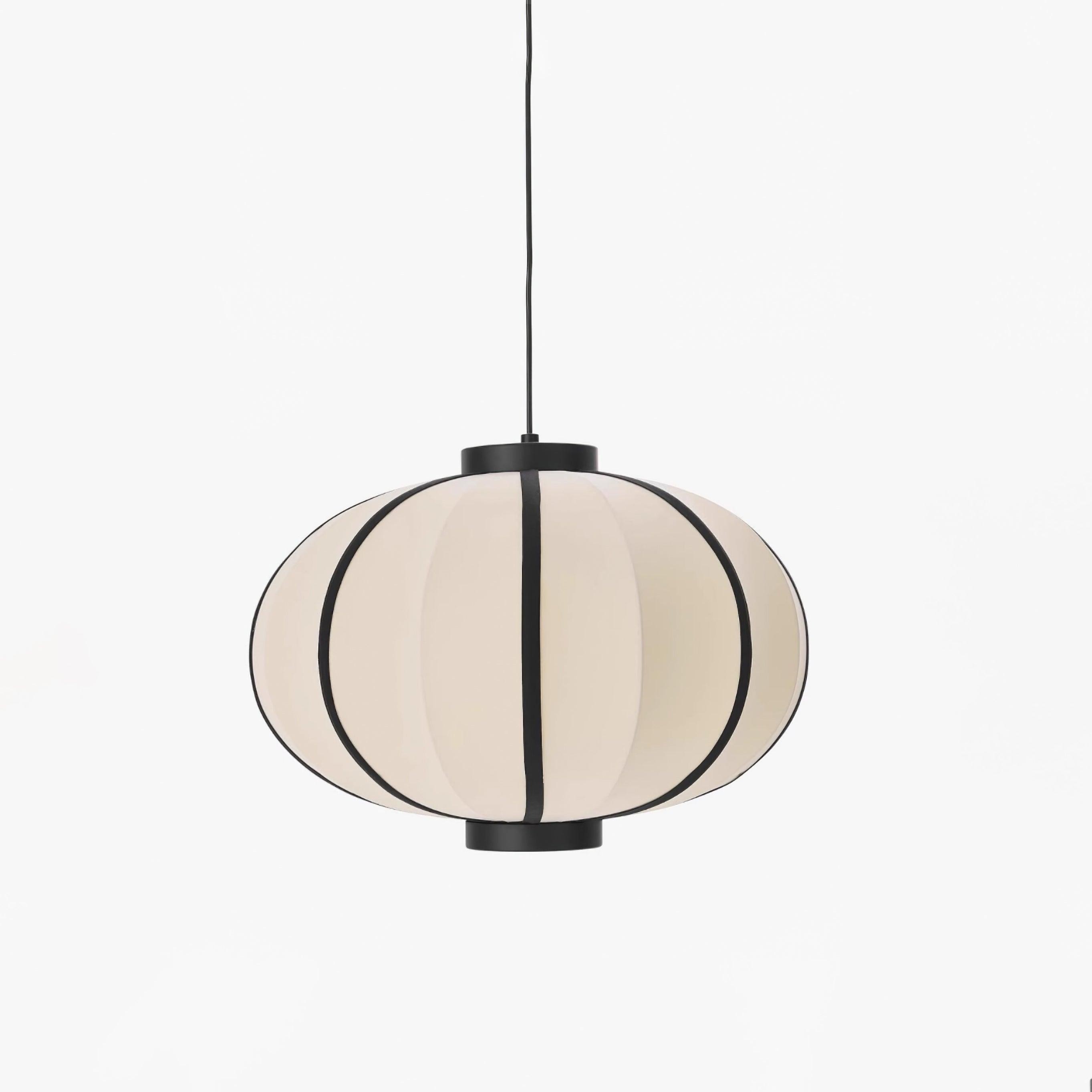Minimalist Black and White Lantern Pendant Lamp K593