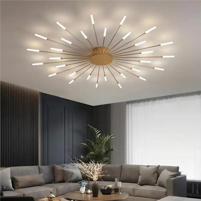 Modern Sputnik Fireworks Flush Mount Ceiling Light K27