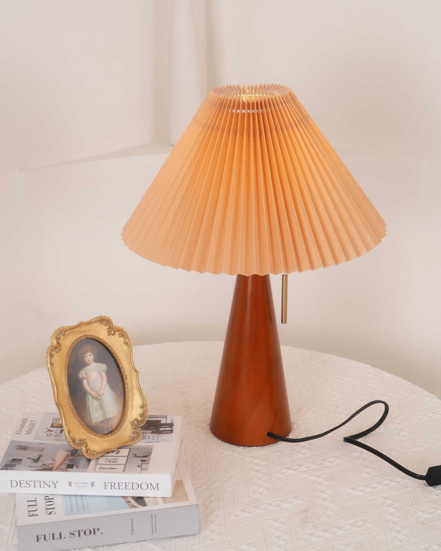 Fashion Vintage Wood Table Lamp K424