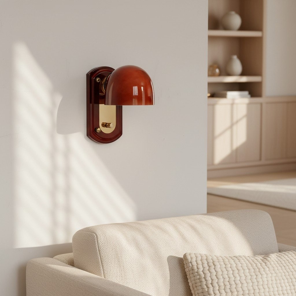 Livessa Wall Lamp Sculptural Glass Modern for Bedroom Living Room K2117
