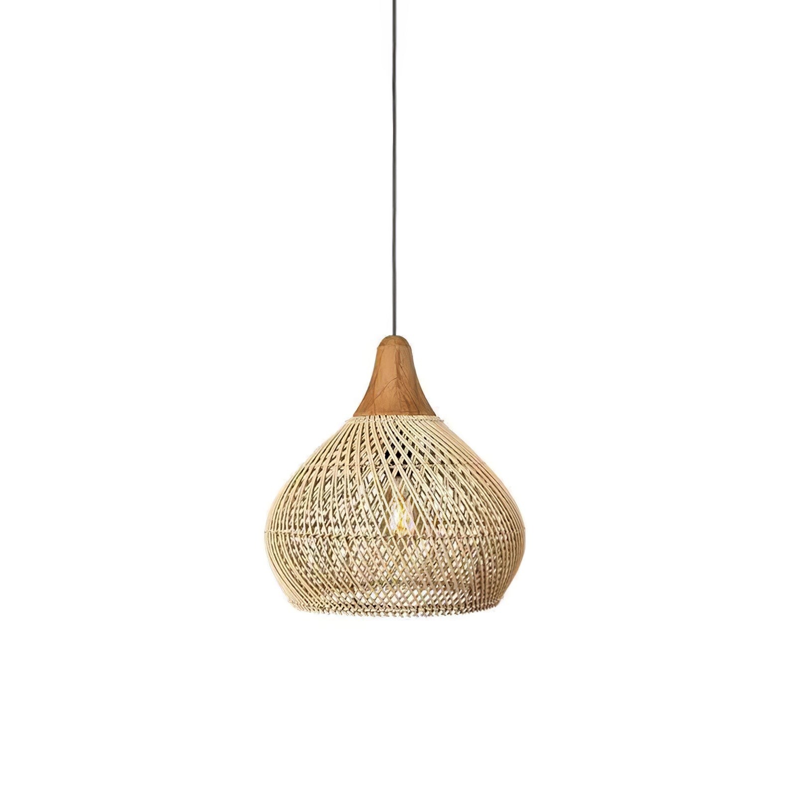 Harp Braided Rattan Pendant Lamp K1175