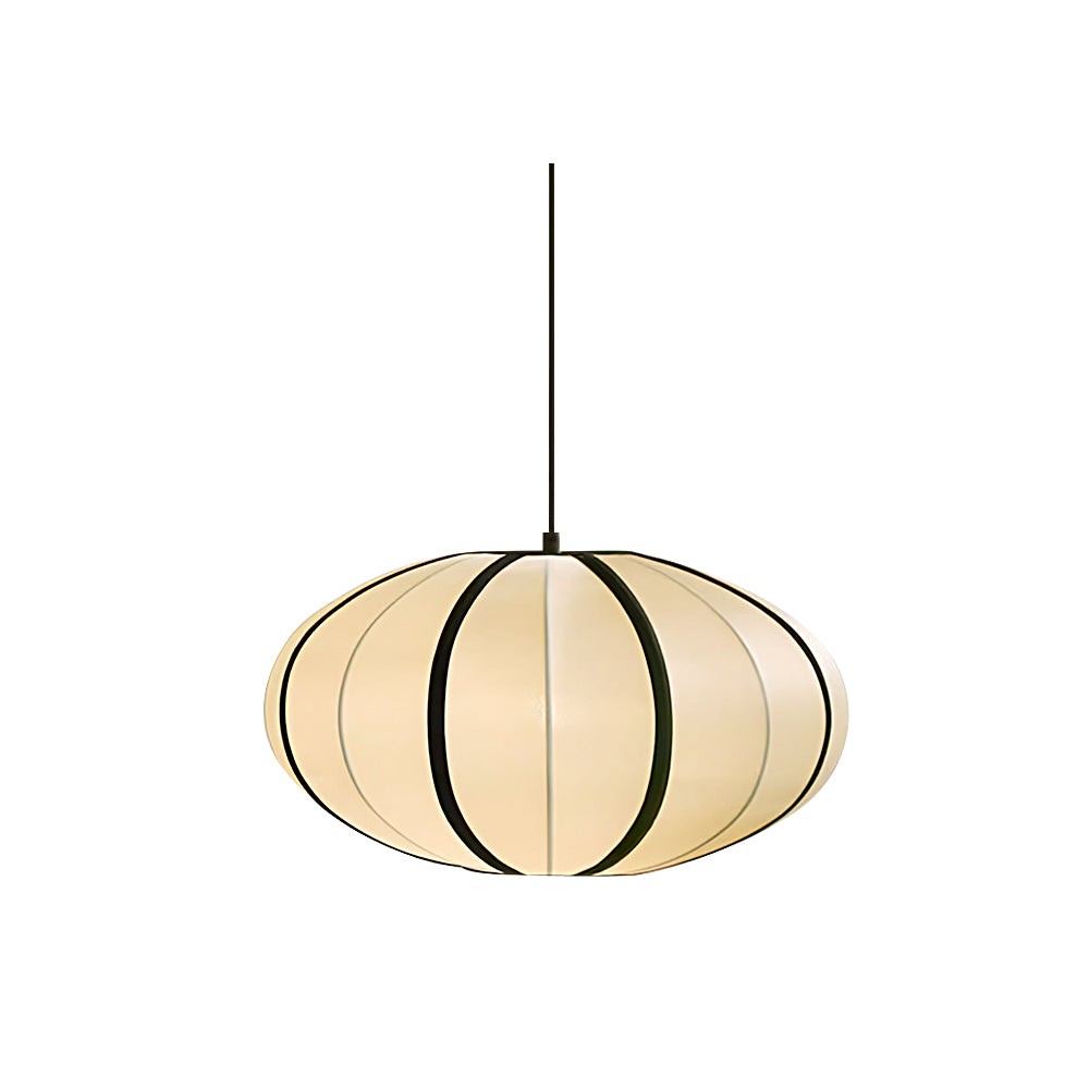 Ribbon Fabric Pendant Light – Elegant Lantern Light for Dining & Living K173