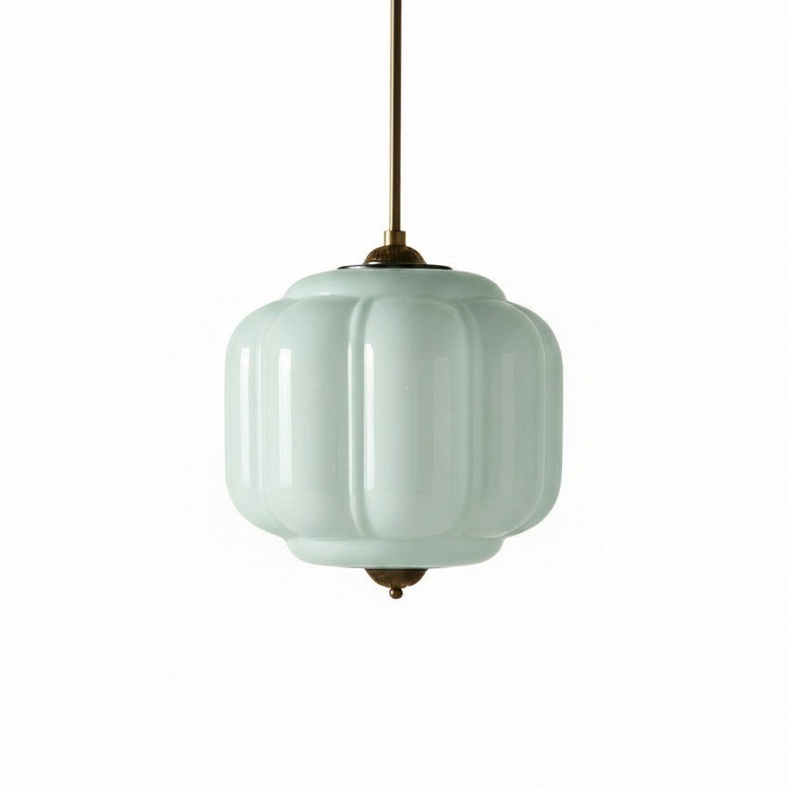 Retro Eloise Milk Glass Pendant Light For Kitchen K946