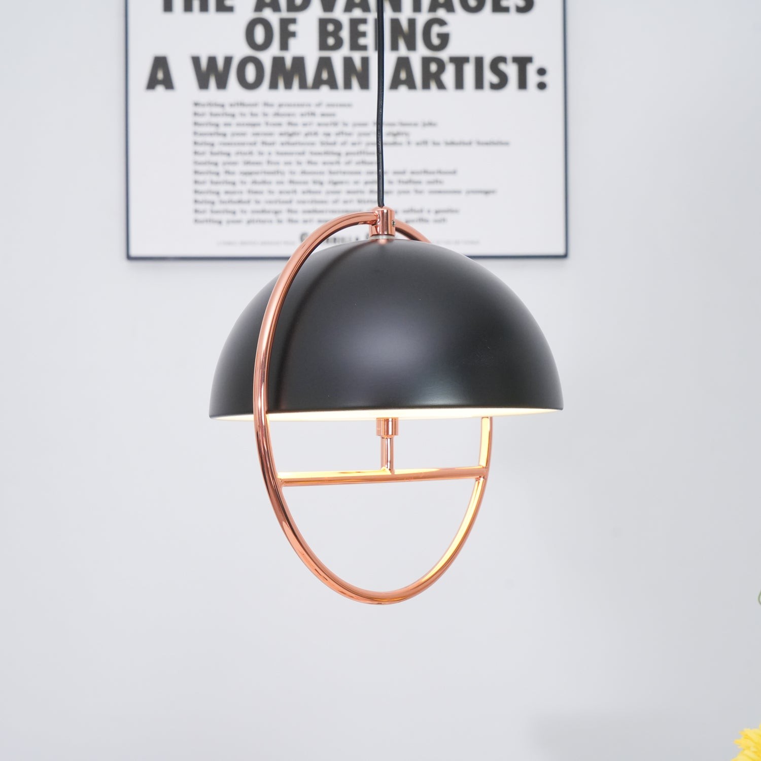 Nordic Hemispherical Ring Metal Pendant Lamp K426