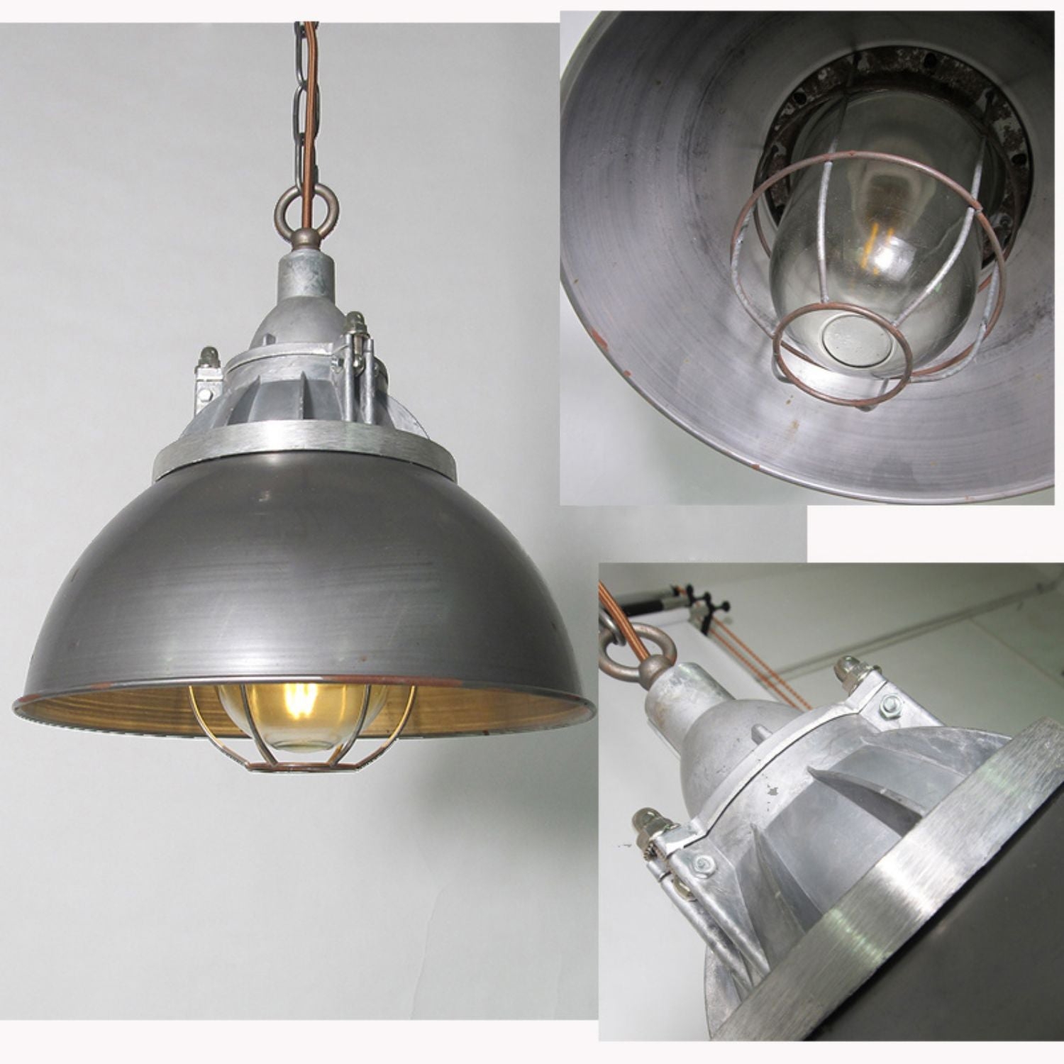 Bulkhead Cage Pendant Light D629