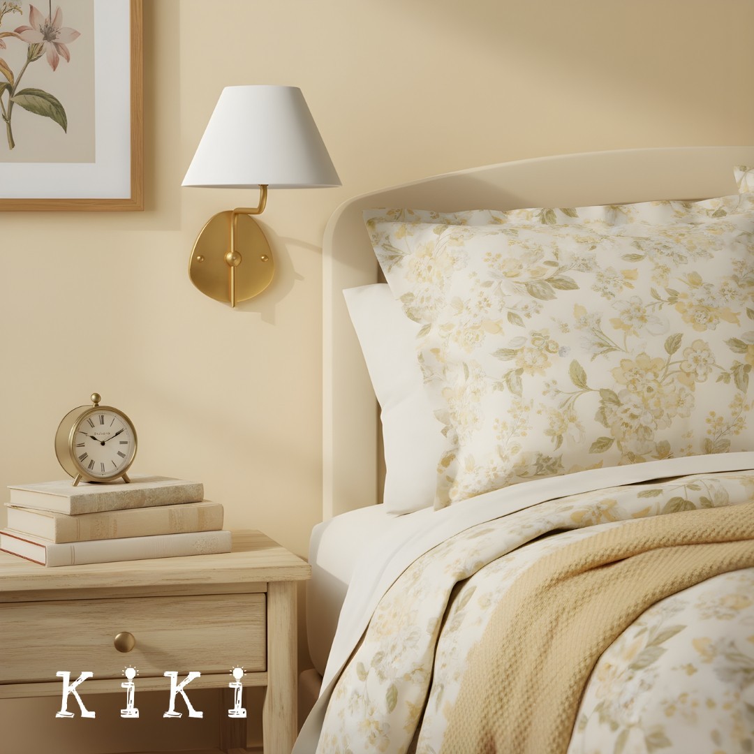 Kulo Elegant Fabric Wall Lamp – Graceful Wave Design for Entry or Bedroom K1575