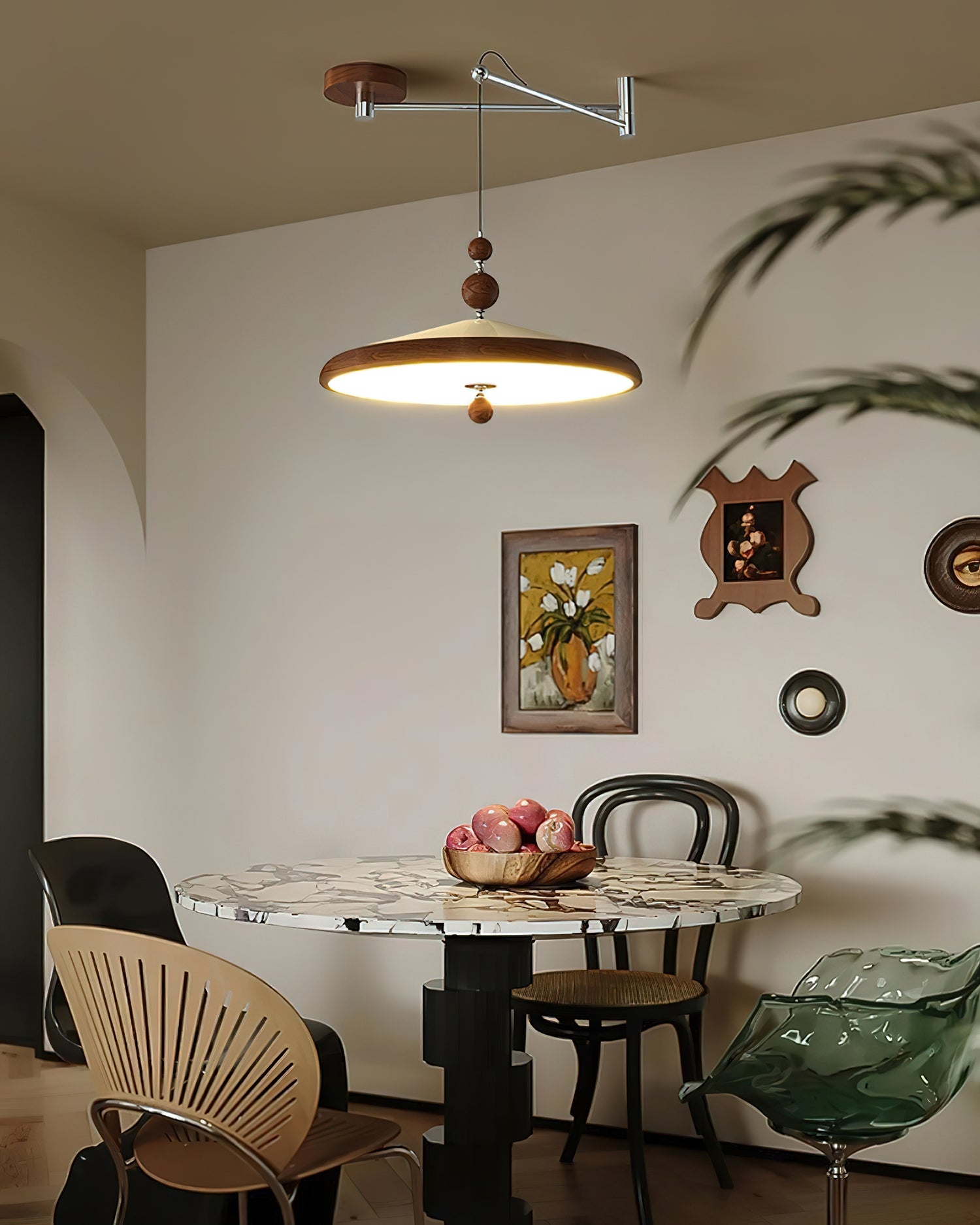 Hover Swing Arm Pendant Lamp D63