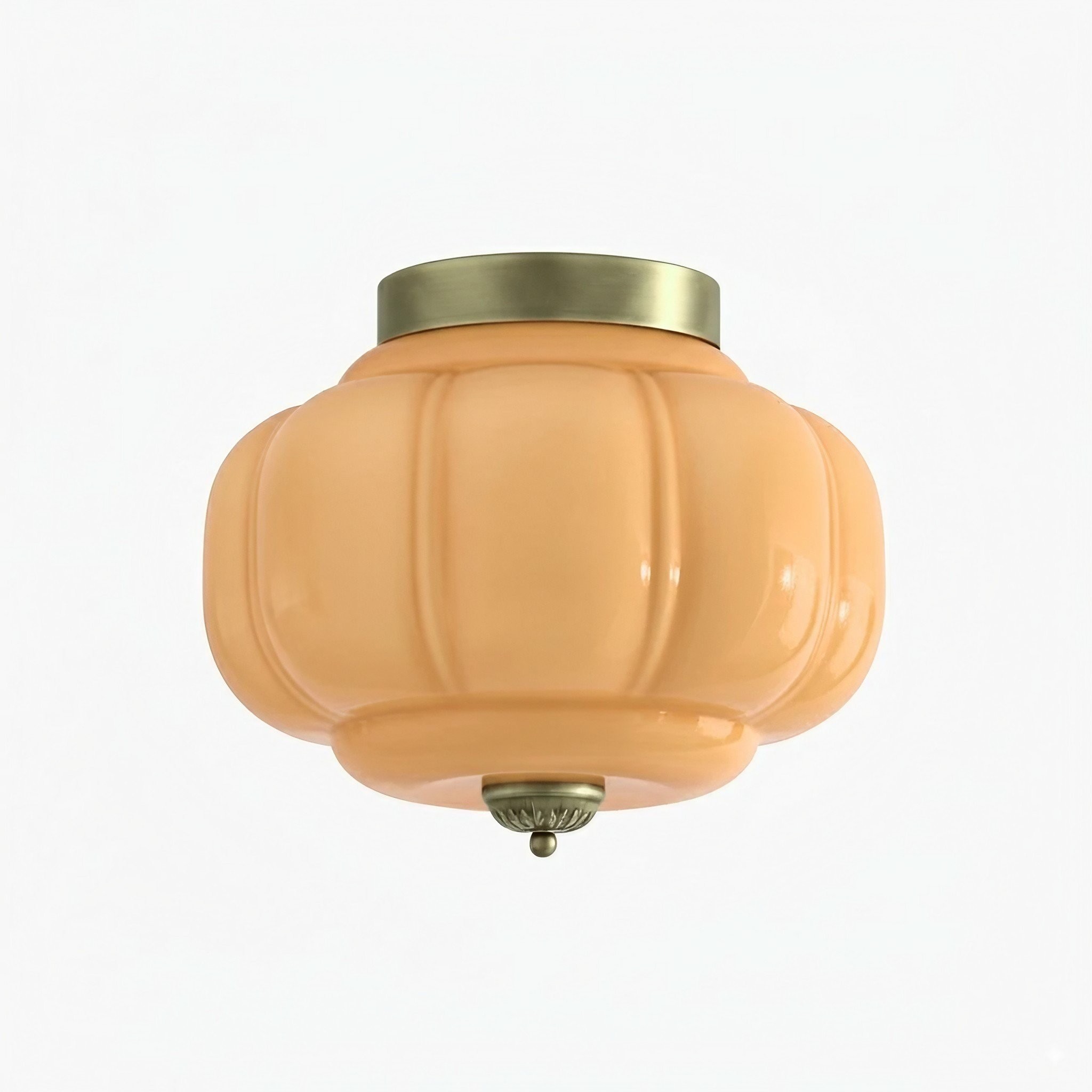 Eloise Vintage Lantern Style Ceiling Light – Elegant Glass Shade Fixture for Hallway K1137