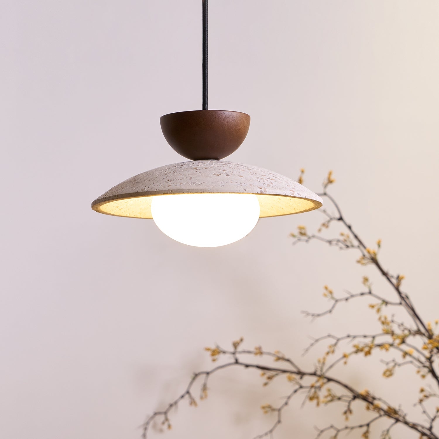 Tia Travertine Pendant Lamp D07